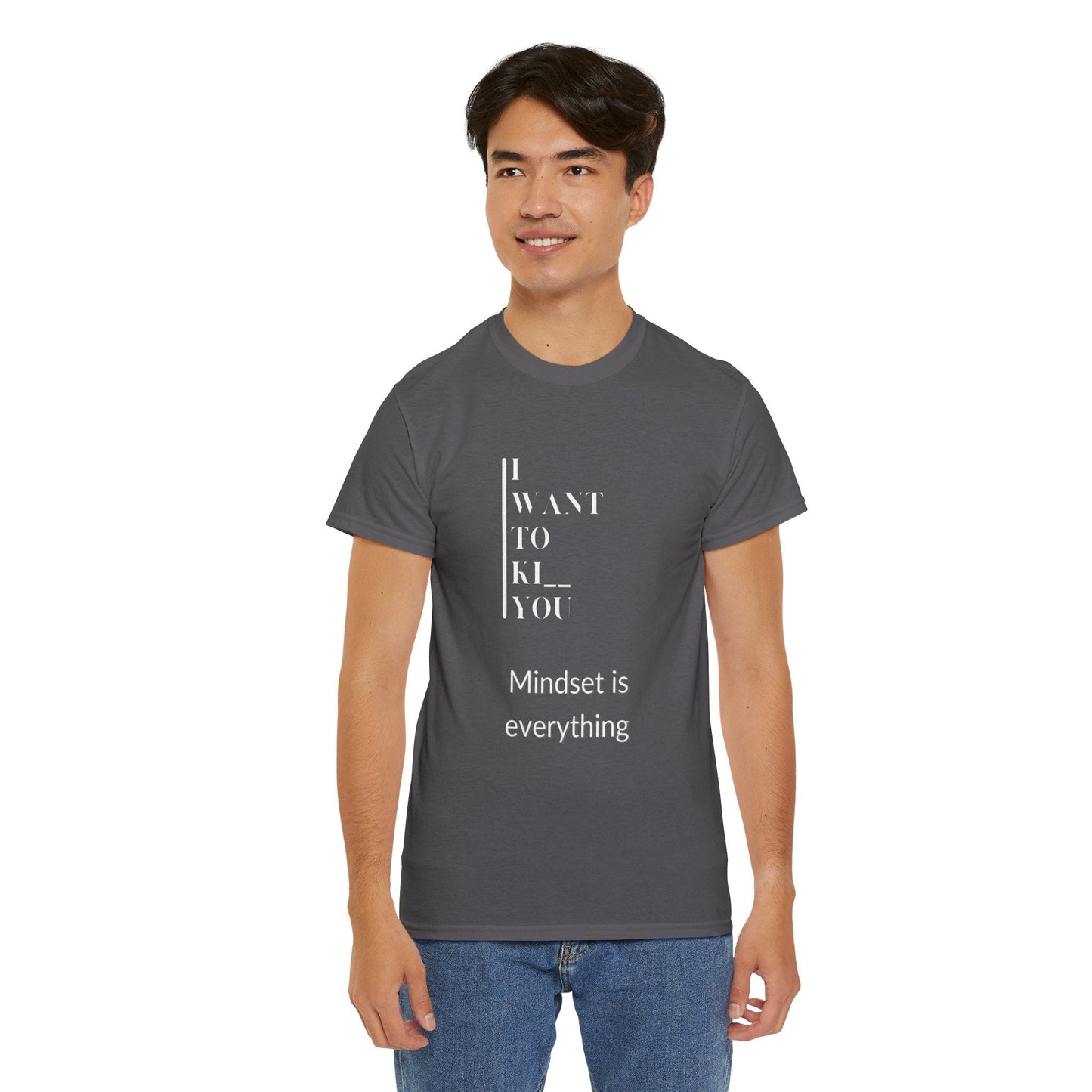 Mindset is Everything Unisex Heavy Cotton Tee, Motivational Shirt, Casual Wear, Gift for Friends, Inspirational Apparel, Everyday Motivation - Metamorphosis Creations