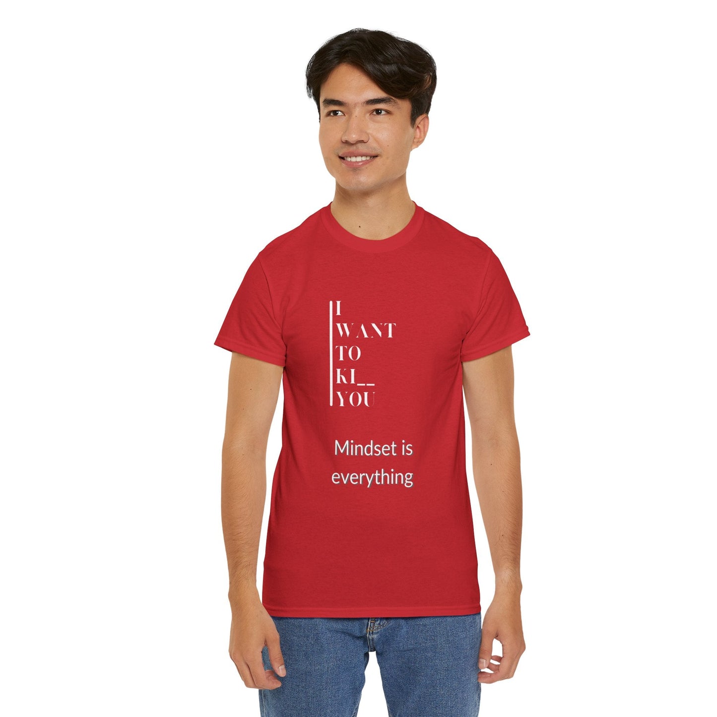 Mindset is Everything Unisex Heavy Cotton Tee, Motivational Shirt, Casual Wear, Gift for Friends, Inspirational Apparel, Everyday Motivation - Metamorphosis Creations