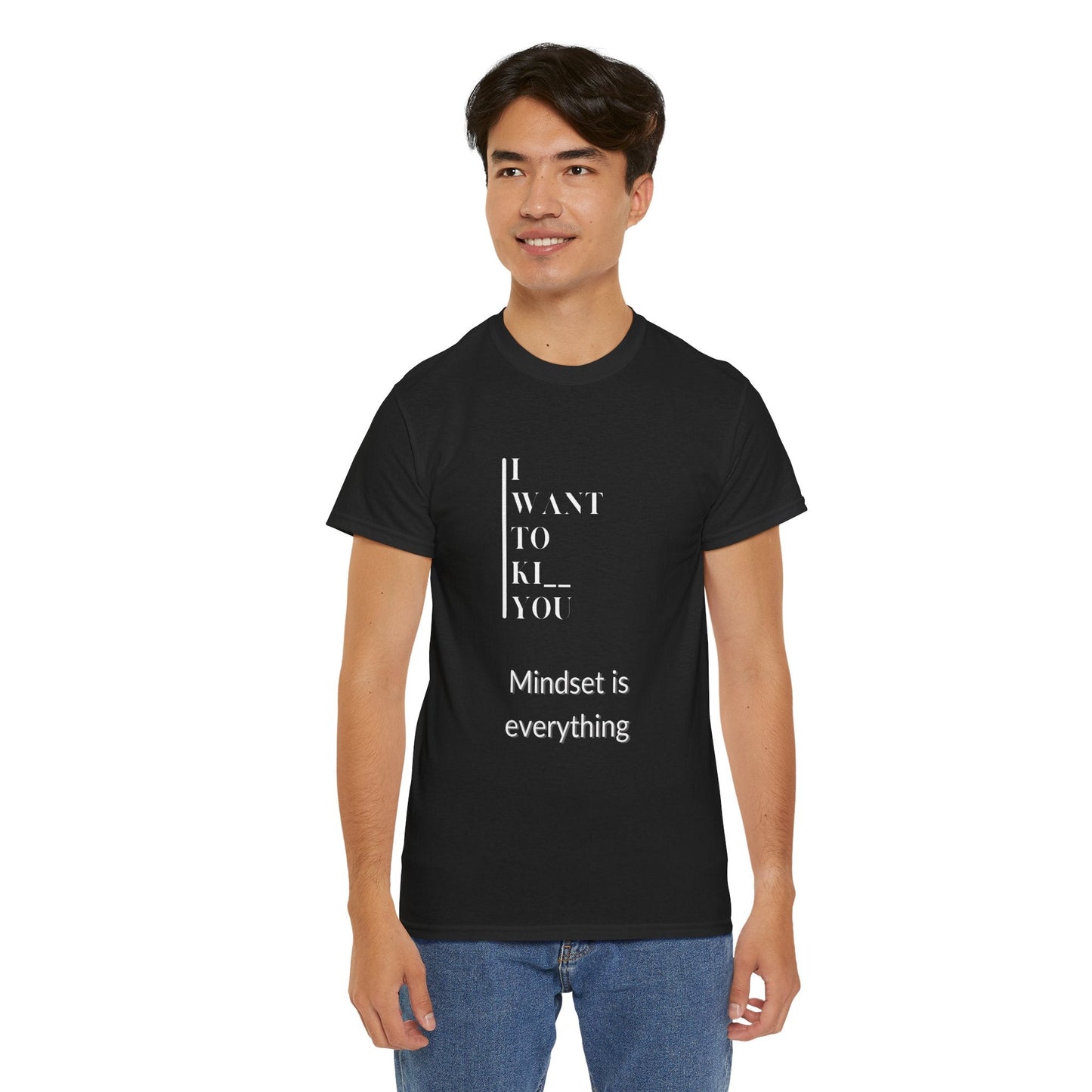 Mindset is Everything Unisex Heavy Cotton Tee, Motivational Shirt, Casual Wear, Gift for Friends, Inspirational Apparel, Everyday Motivation - Metamorphosis Creations