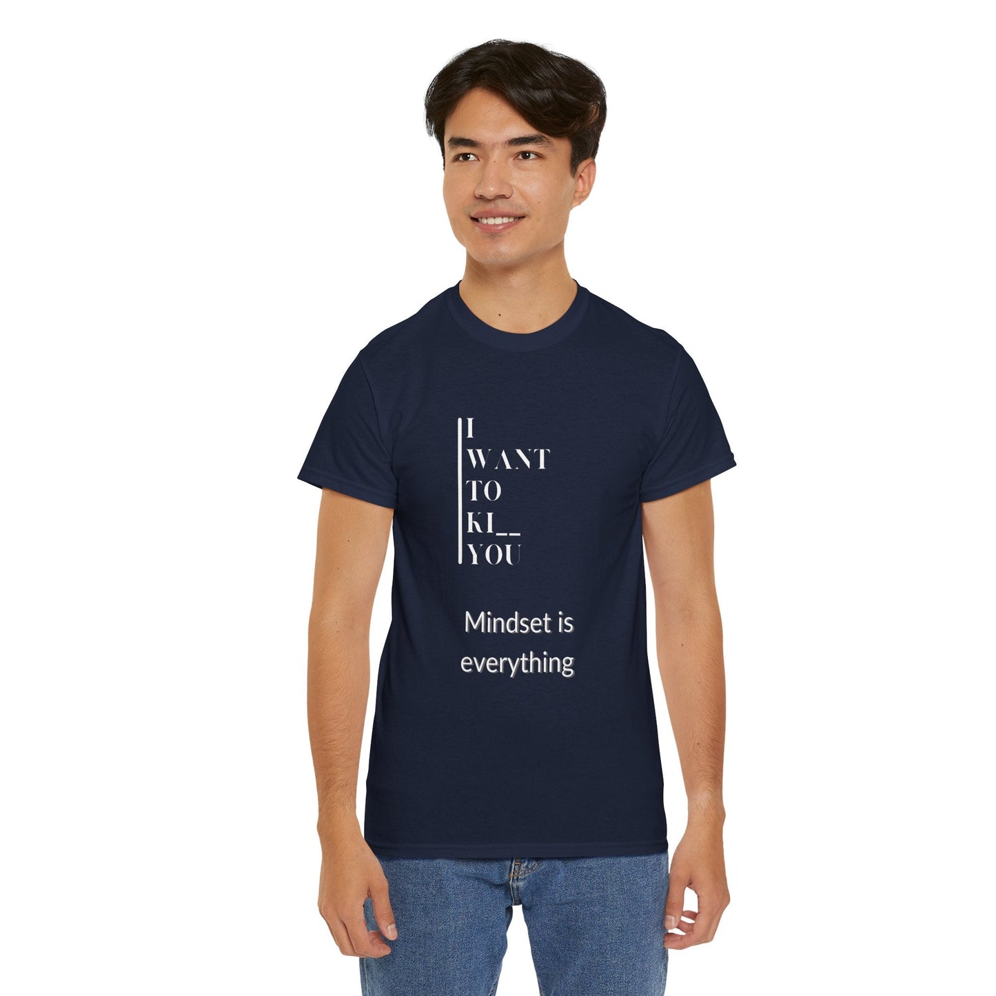 Mindset is Everything Unisex Heavy Cotton Tee, Motivational Shirt, Casual Wear, Gift for Friends, Inspirational Apparel, Everyday Motivation - Metamorphosis Creations