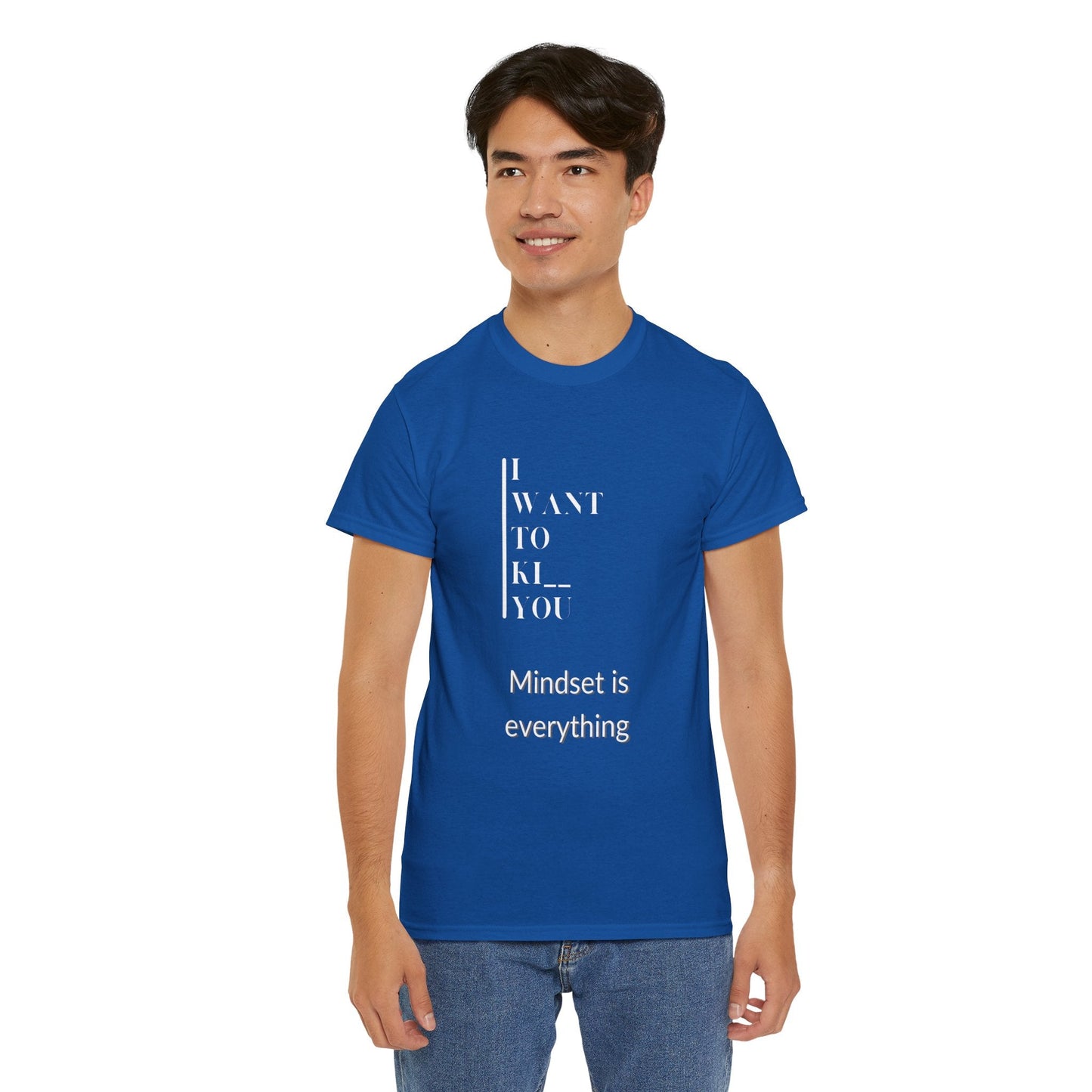 Mindset is Everything Unisex Heavy Cotton Tee, Motivational Shirt, Casual Wear, Gift for Friends, Inspirational Apparel, Everyday Motivation - Metamorphosis Creations