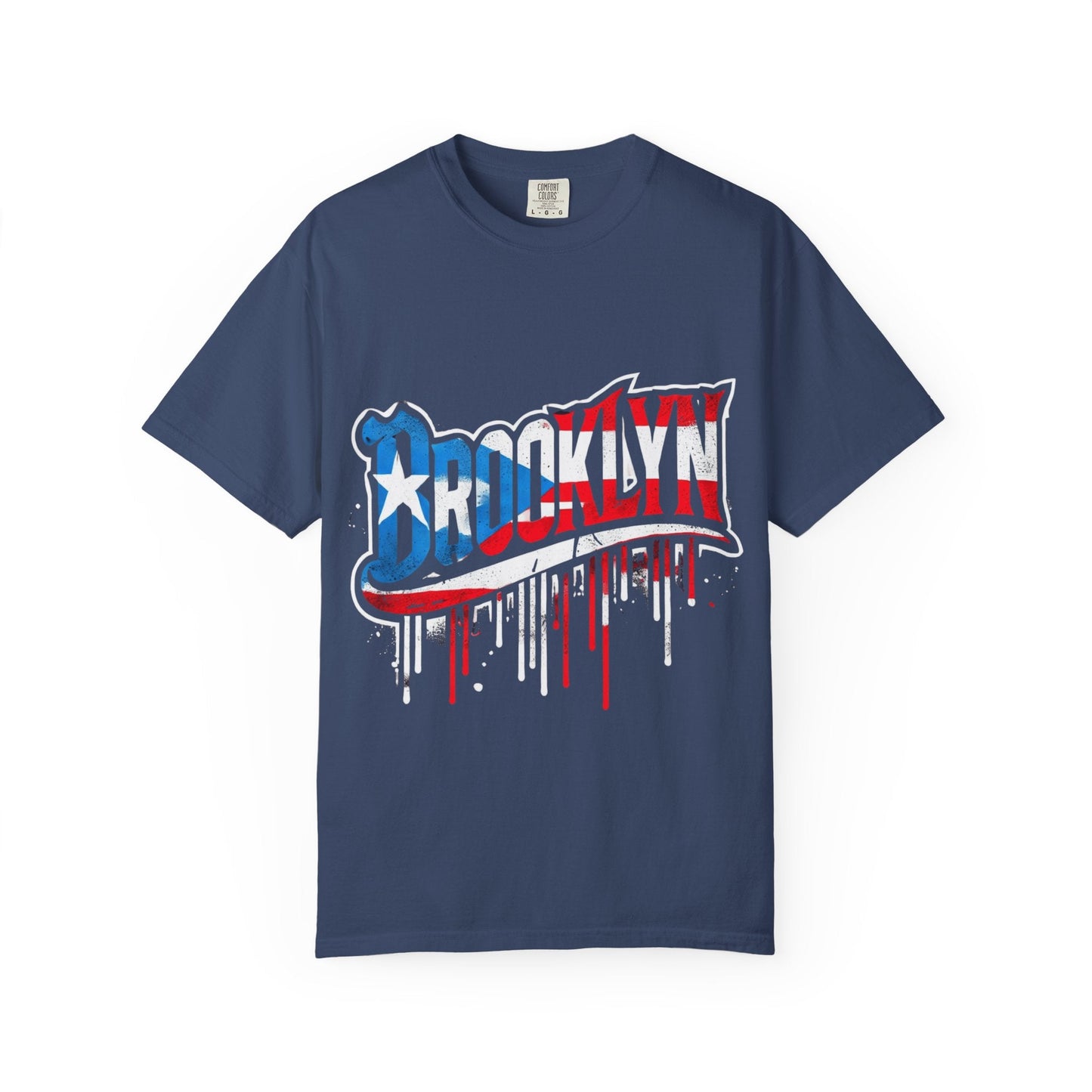 New York Meets Puerto Rico Brooklyn Style Unisex T-Shirt, Streetwear Fashion - Metamorphosis Creations