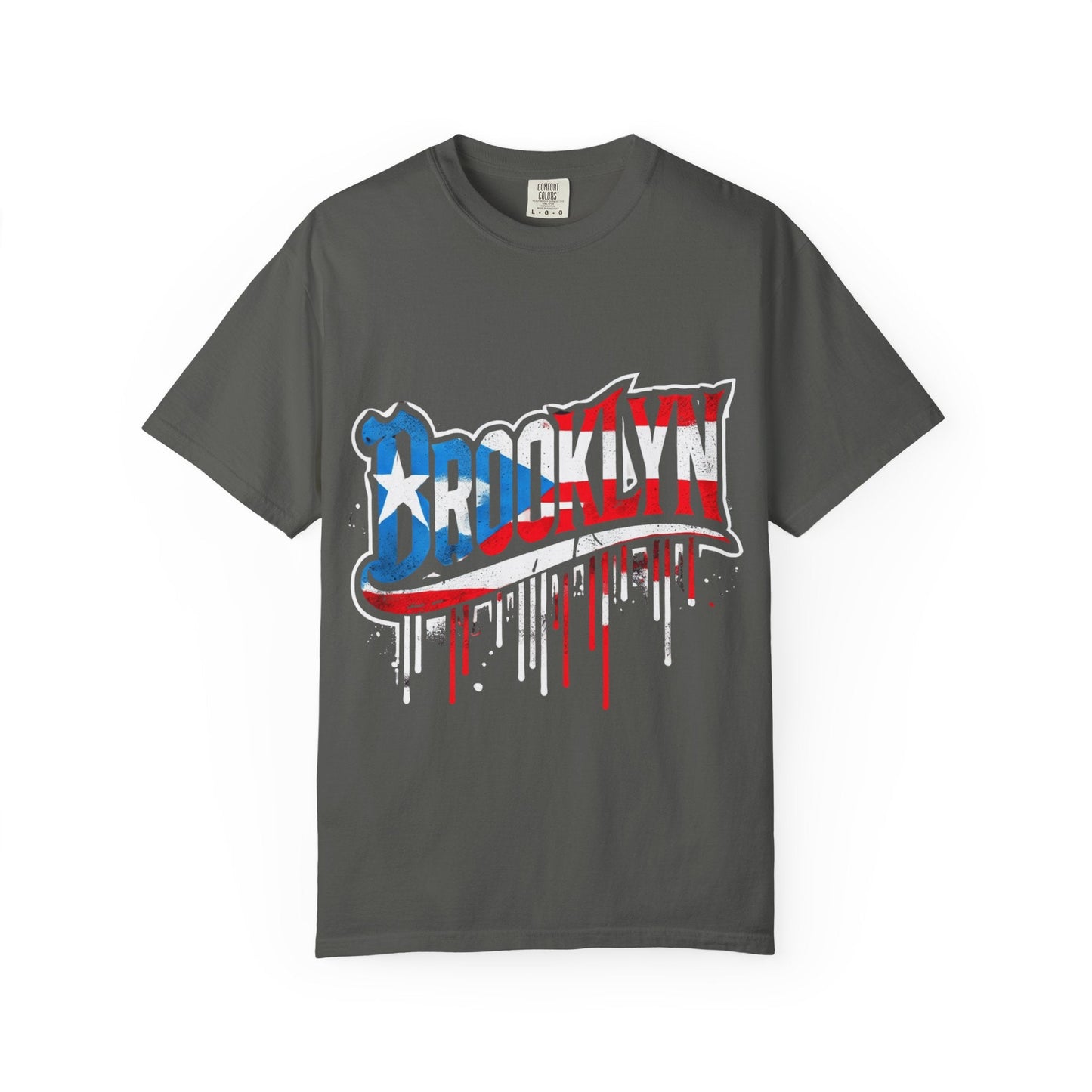 New York Meets Puerto Rico Brooklyn Style Unisex T-Shirt, Streetwear Fashion - Metamorphosis Creations