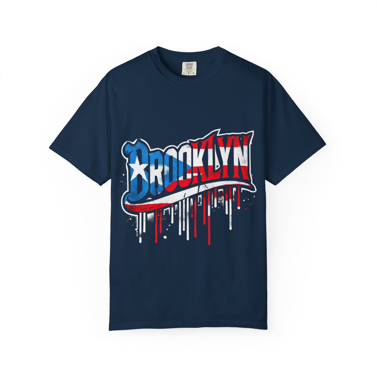 New York Meets Puerto Rico Brooklyn Style Unisex T-Shirt, Streetwear Fashion - Metamorphosis Creations