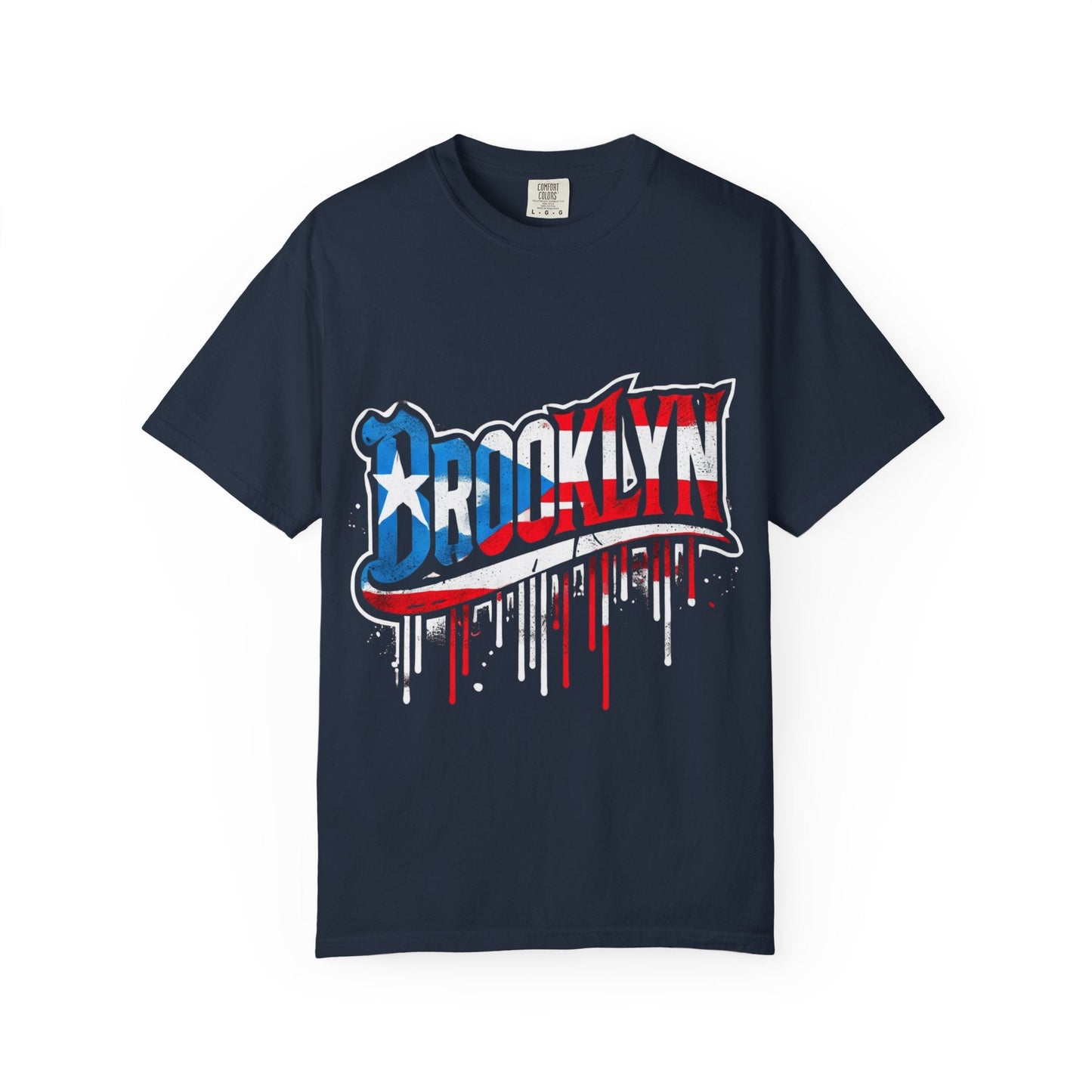 New York Meets Puerto Rico Brooklyn Style Unisex T-Shirt, Streetwear Fashion - Metamorphosis Creations