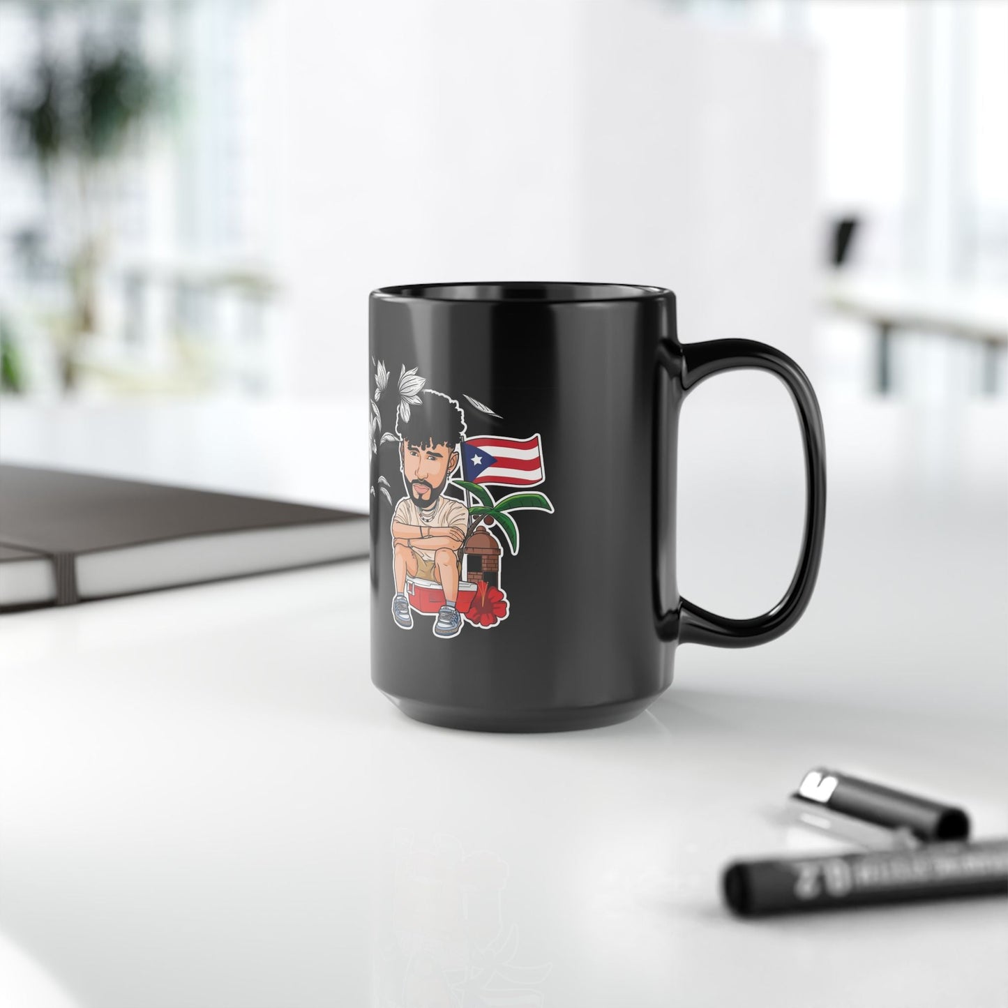 Patriotic Puerto Rican Mug,Gift for Dad, Unique Father's Day Present, Tea Lover's Drinkware - Metamorphosis Creations