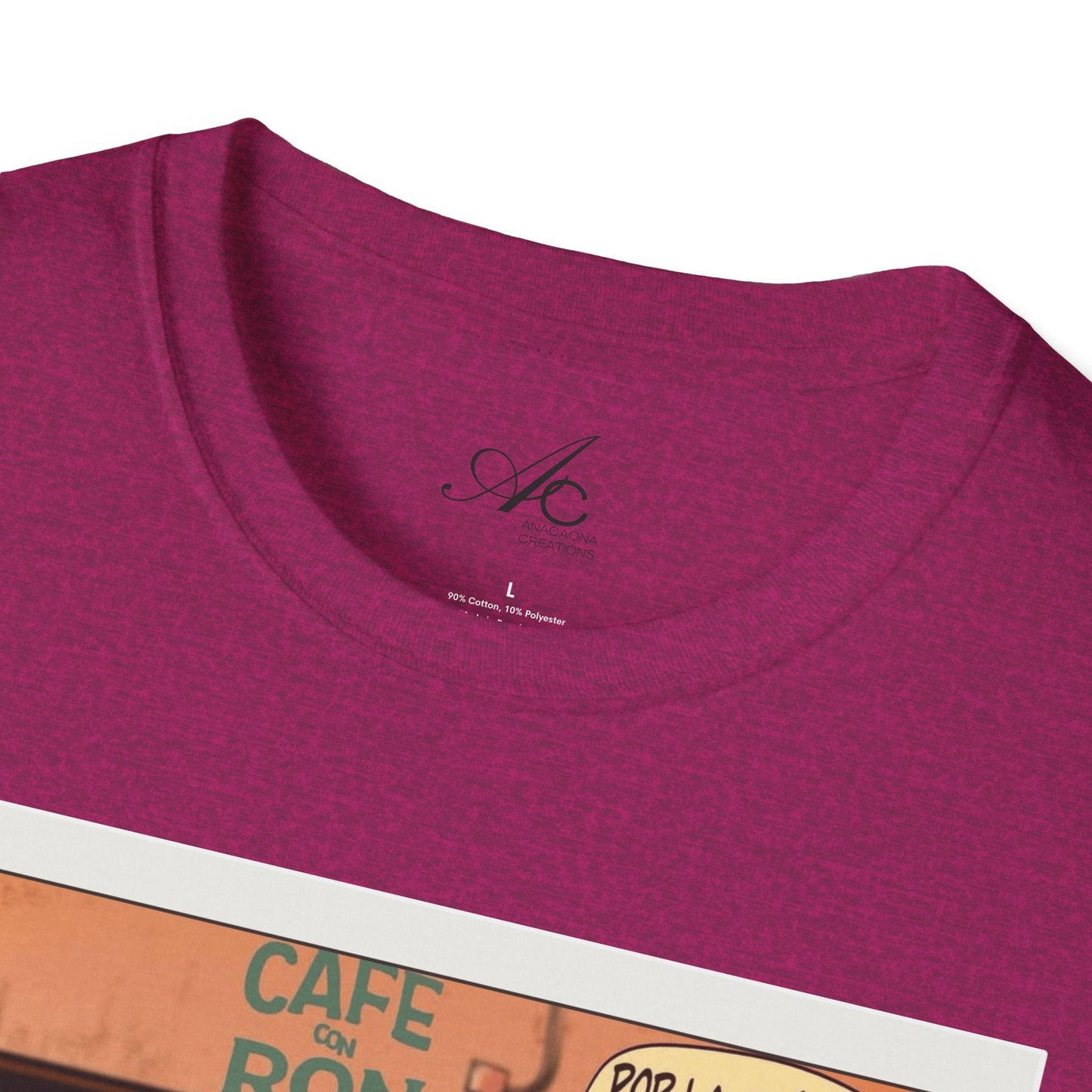 POR LA MANANA CAFE Coffee Lovers, Casual Wear, Unisex Fashion Proud Puerto Rican Tee Puerto Rican Heritage Shirt - Metamorphosis Creations