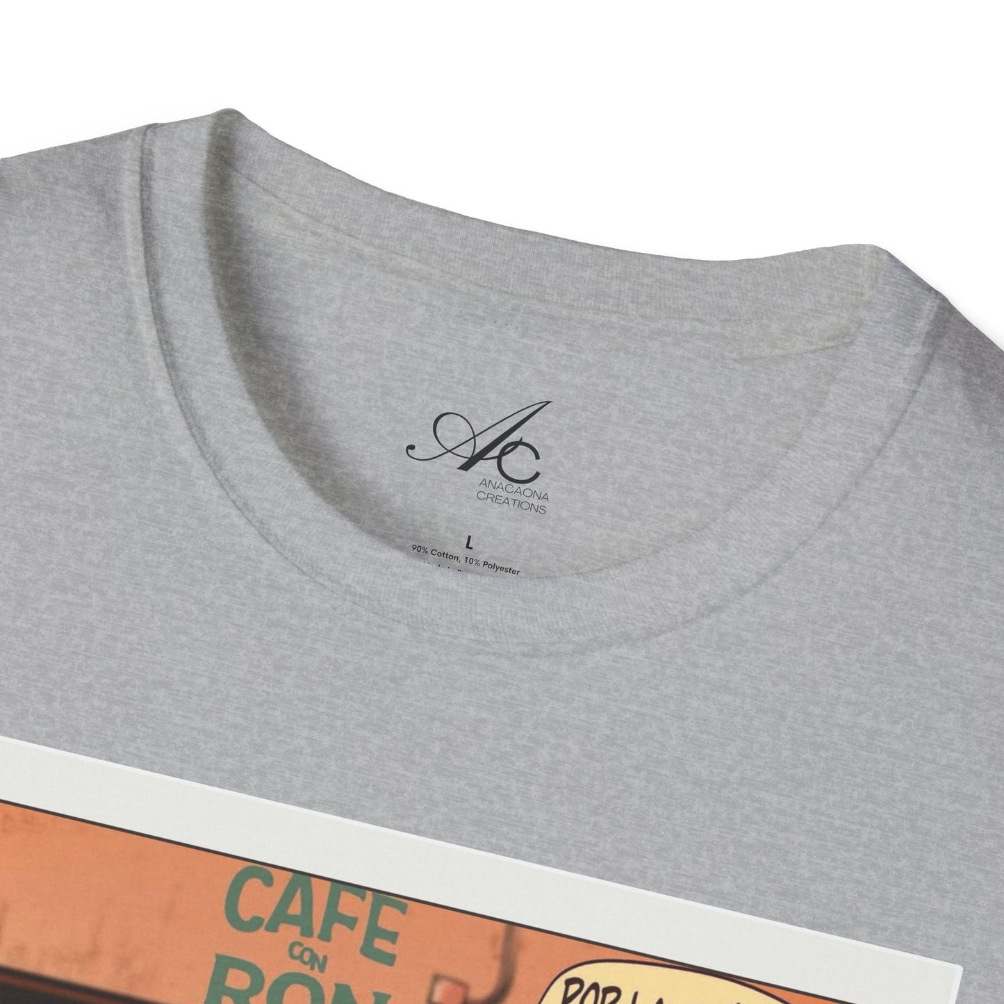 POR LA MANANA CAFE Coffee Lovers, Casual Wear, Unisex Fashion Proud Puerto Rican Tee Puerto Rican Heritage Shirt - Metamorphosis Creations
