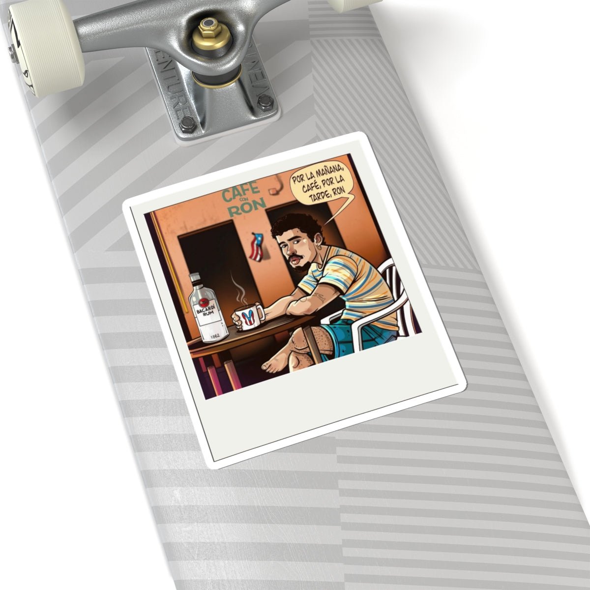 PR Made to represent wherever you go. ,🎨 Orgullo Boricua que se pega donde sea , Home Decor, Laptop Stickers, Gift for Friends, Retro Art Stickers - Metamorphosis Creations