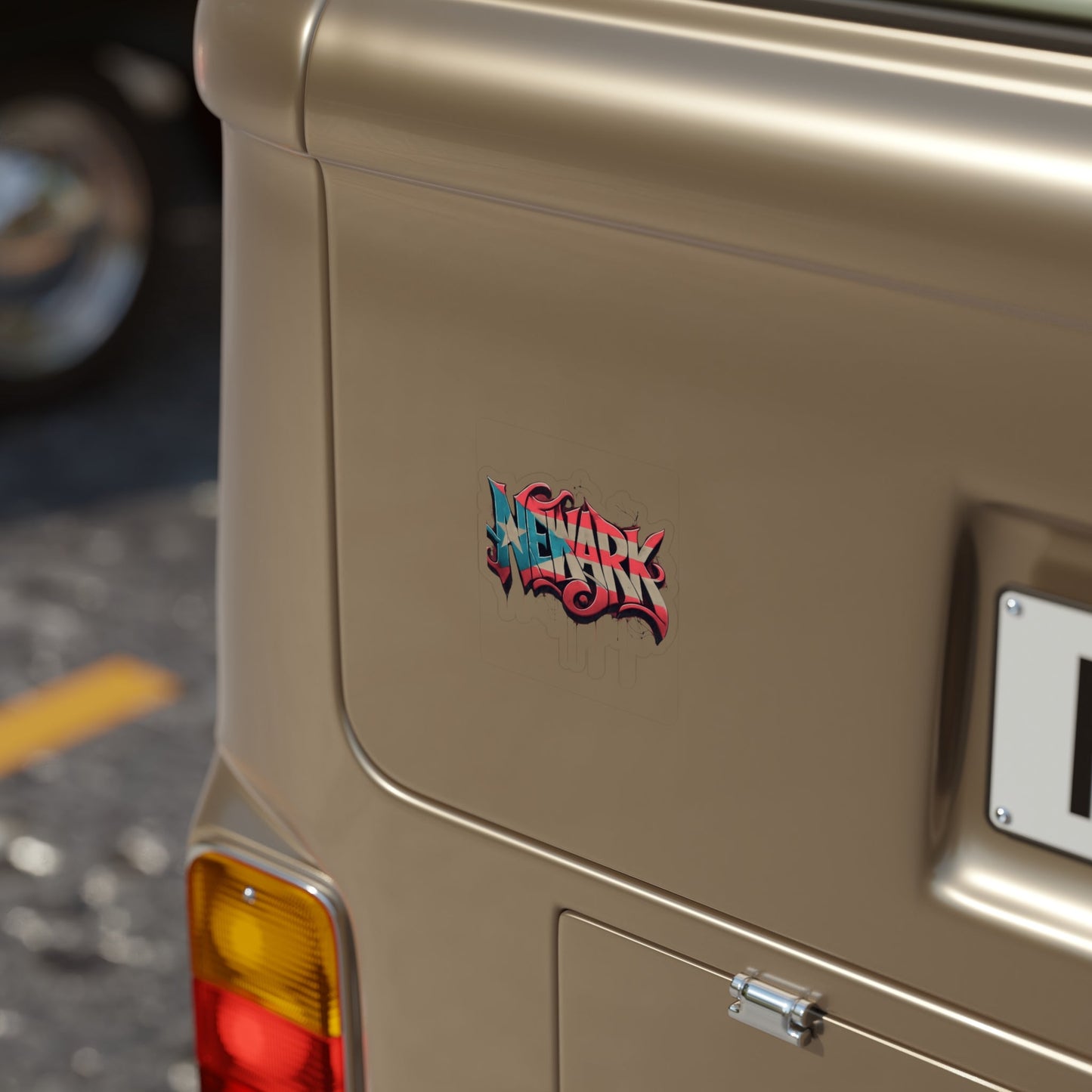 PR Proud from Here, Rooted Over There, Newark Graffiti Art, Customizable Decals for Cars, Laptops, and Water Bottles, Perfect for Street - Metamorphosis Creations