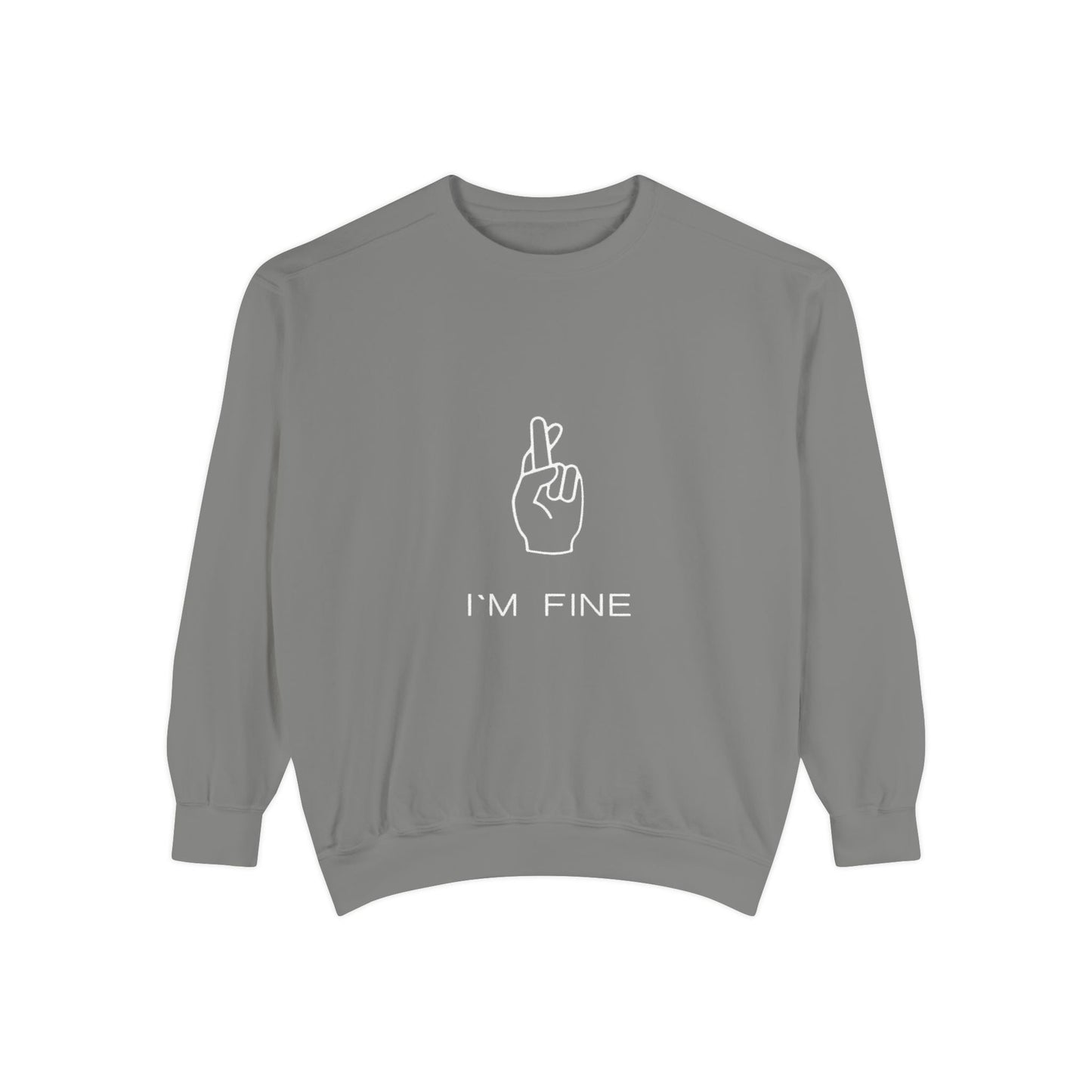 Progress, Not Perfection Unisex Garment - Dyed Sweatshirt - Metamorphosis Creations