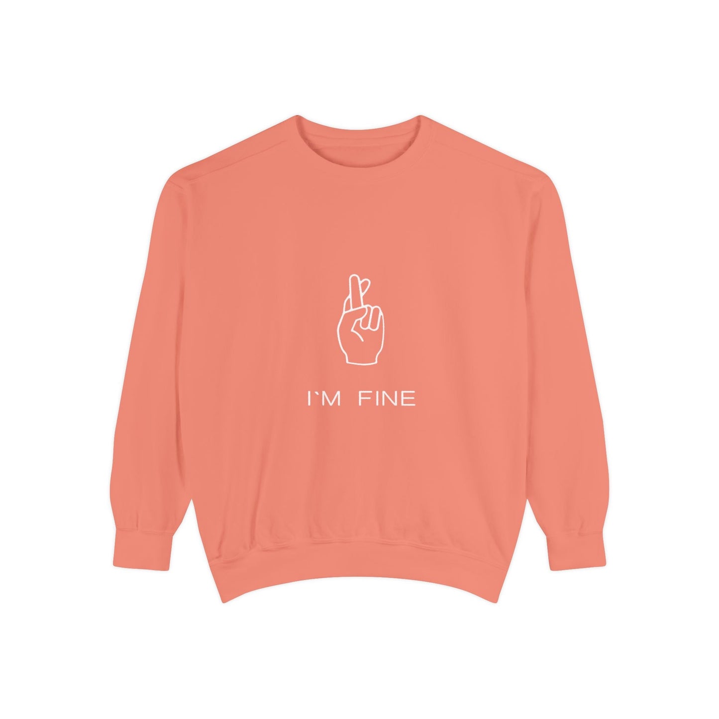 Progress, Not Perfection Unisex Garment - Dyed Sweatshirt - Metamorphosis Creations