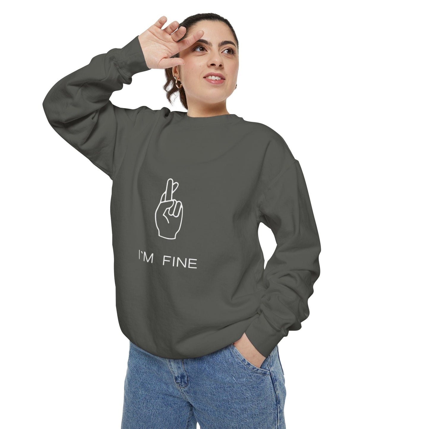 Progress, Not Perfection Unisex Garment - Dyed Sweatshirt - Metamorphosis Creations
