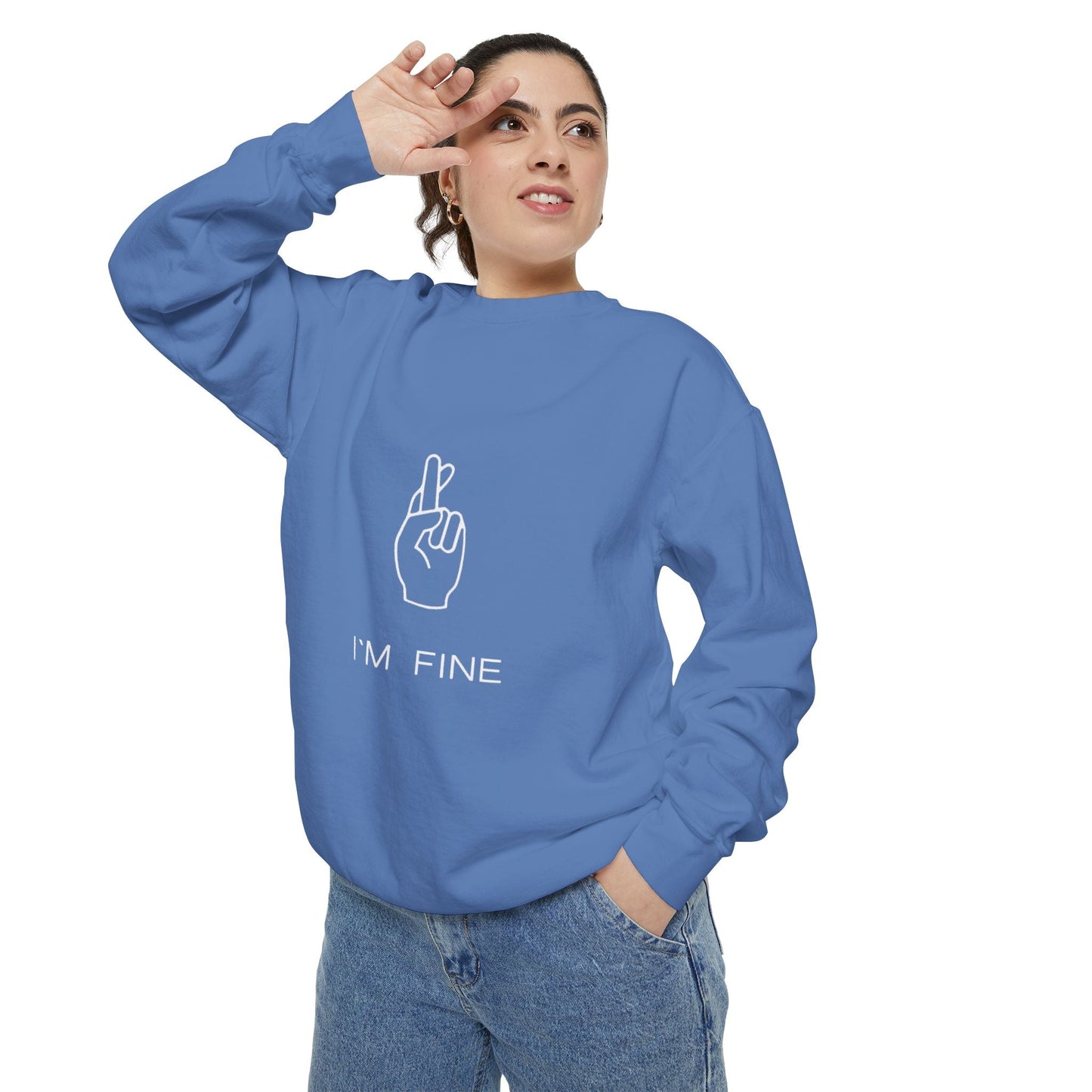 Progress, Not Perfection Unisex Garment - Dyed Sweatshirt - Metamorphosis Creations