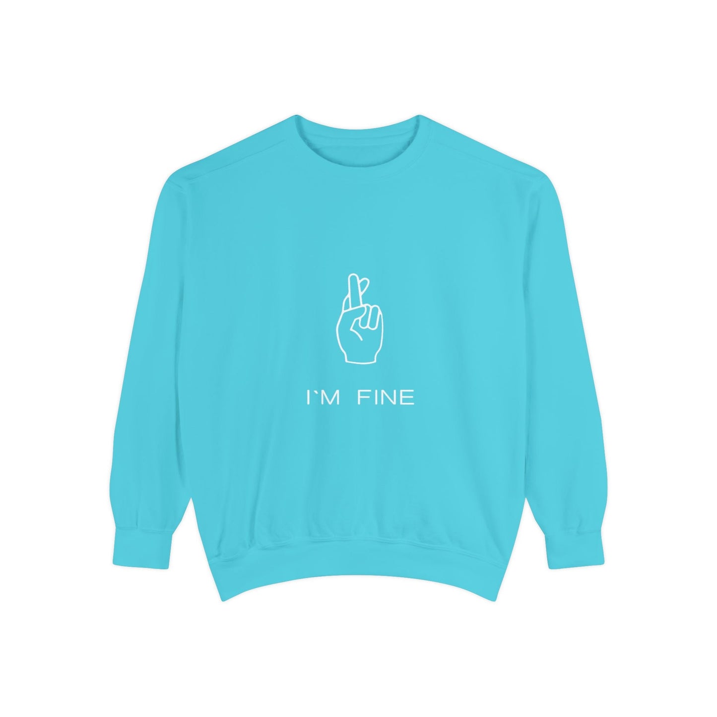 Progress, Not Perfection Unisex Garment - Dyed Sweatshirt - Metamorphosis Creations