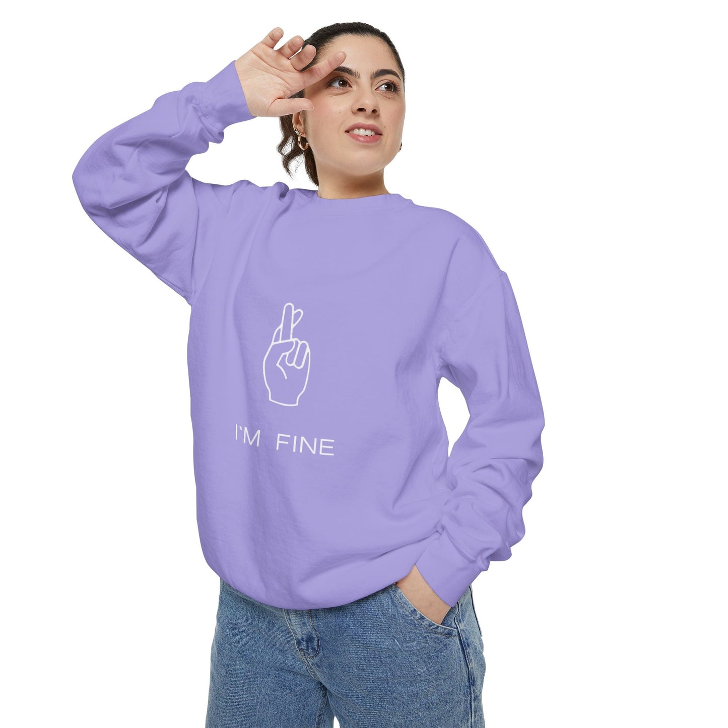 Progress, Not Perfection Unisex Garment - Dyed Sweatshirt - Metamorphosis Creations