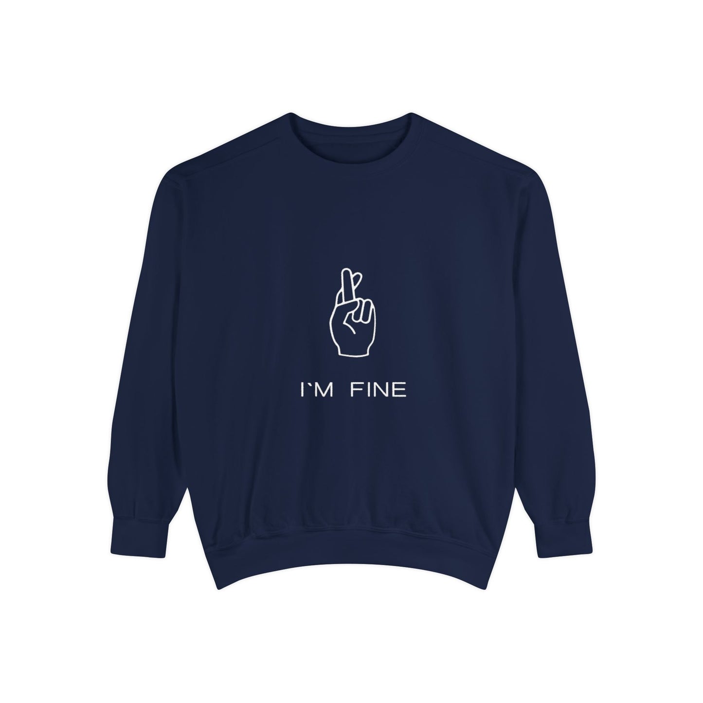 Progress, Not Perfection Unisex Garment - Dyed Sweatshirt - Metamorphosis Creations
