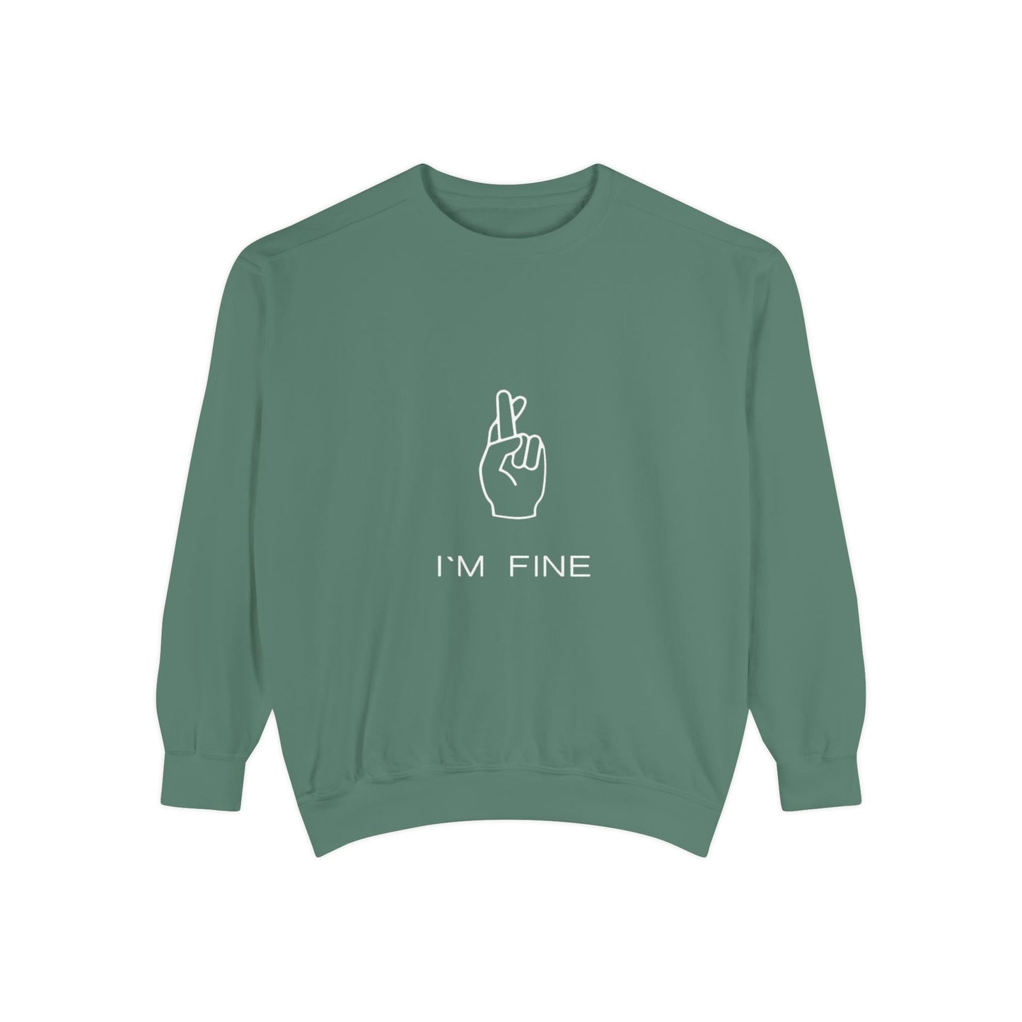 Progress, Not Perfection Unisex Garment - Dyed Sweatshirt - Metamorphosis Creations