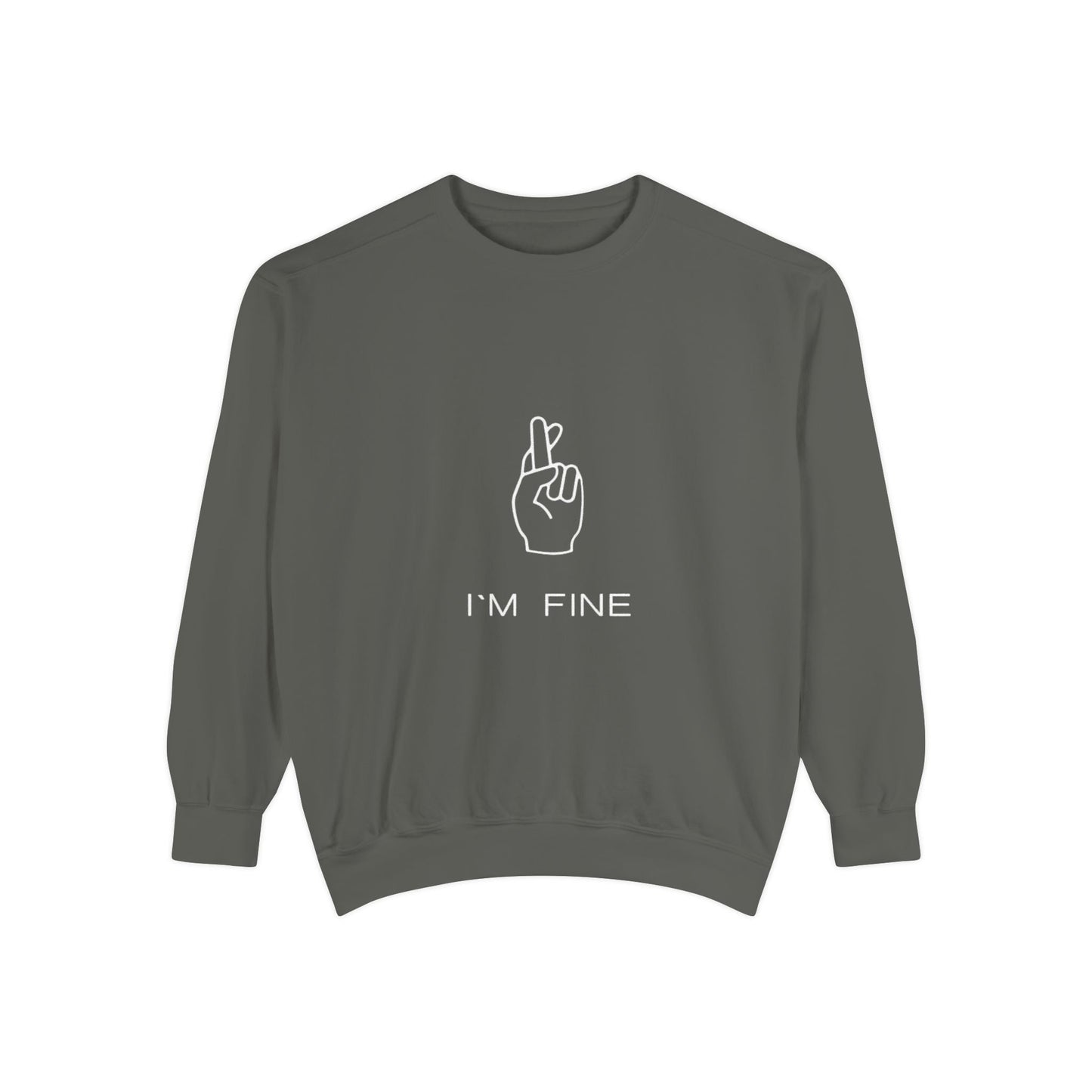 Progress, Not Perfection Unisex Garment - Dyed Sweatshirt - Metamorphosis Creations