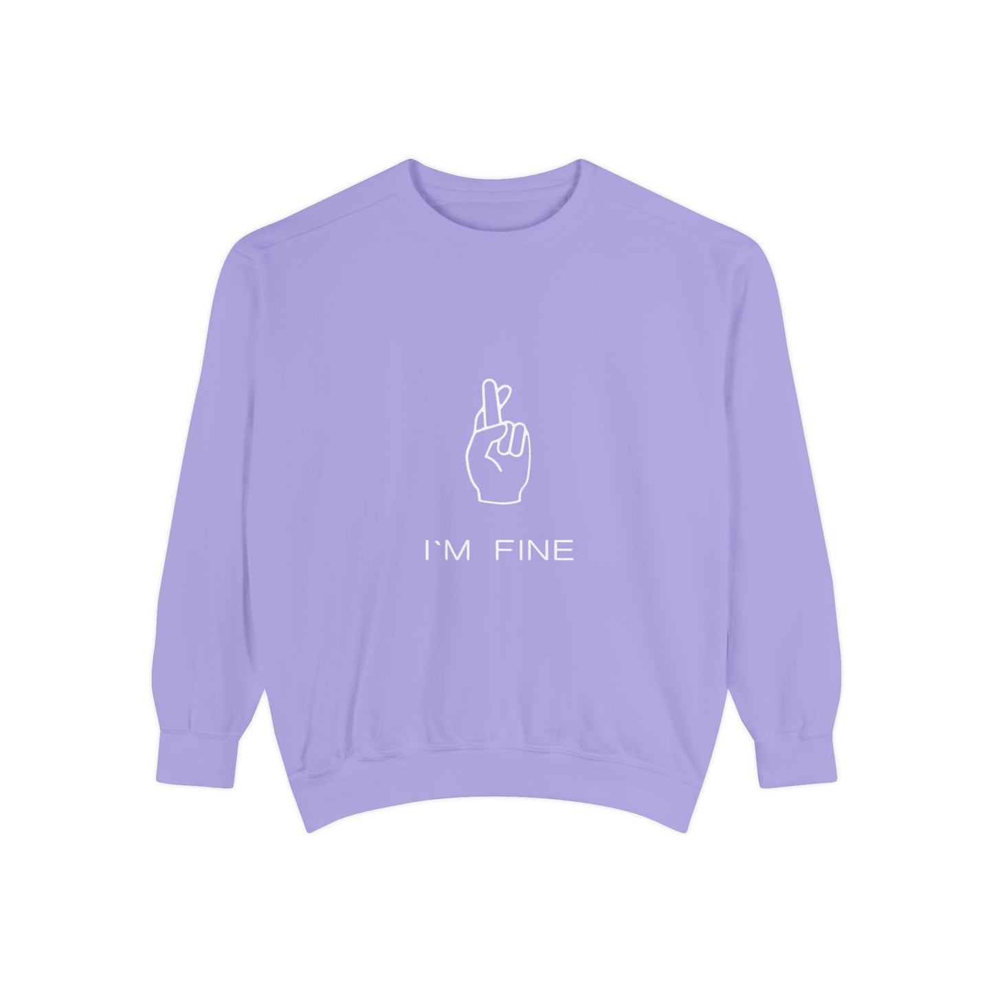 Progress, Not Perfection Unisex Garment - Dyed Sweatshirt - Metamorphosis Creations