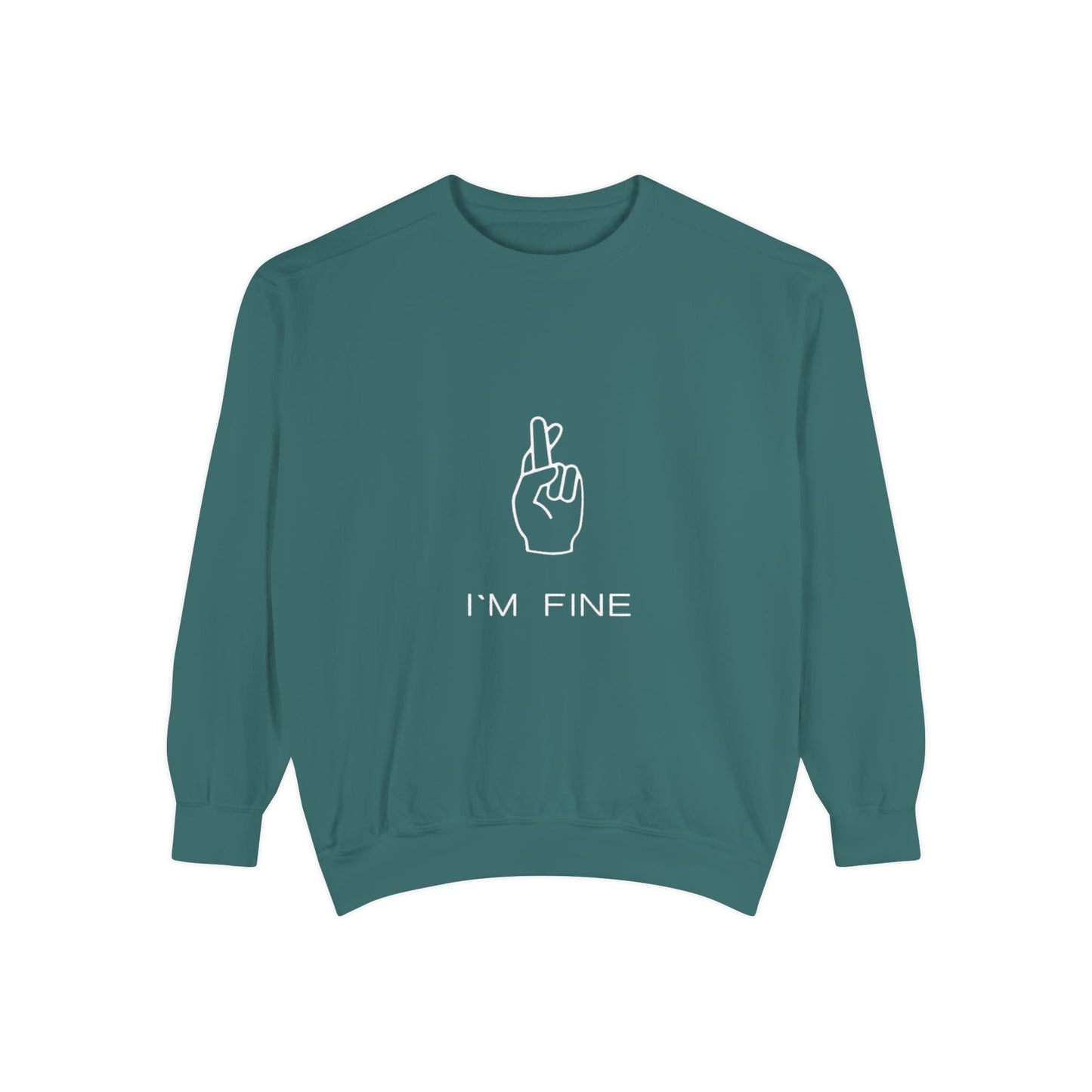Progress, Not Perfection Unisex Garment - Dyed Sweatshirt - Metamorphosis Creations