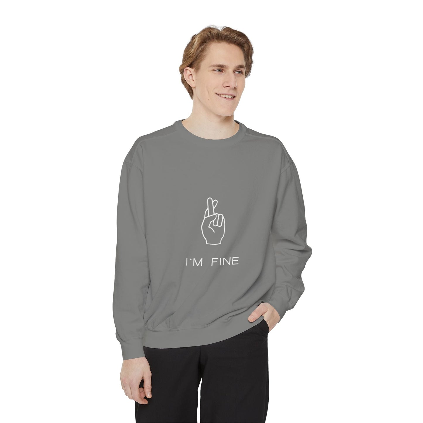 Progress, Not Perfection Unisex Garment - Dyed Sweatshirt - Metamorphosis Creations