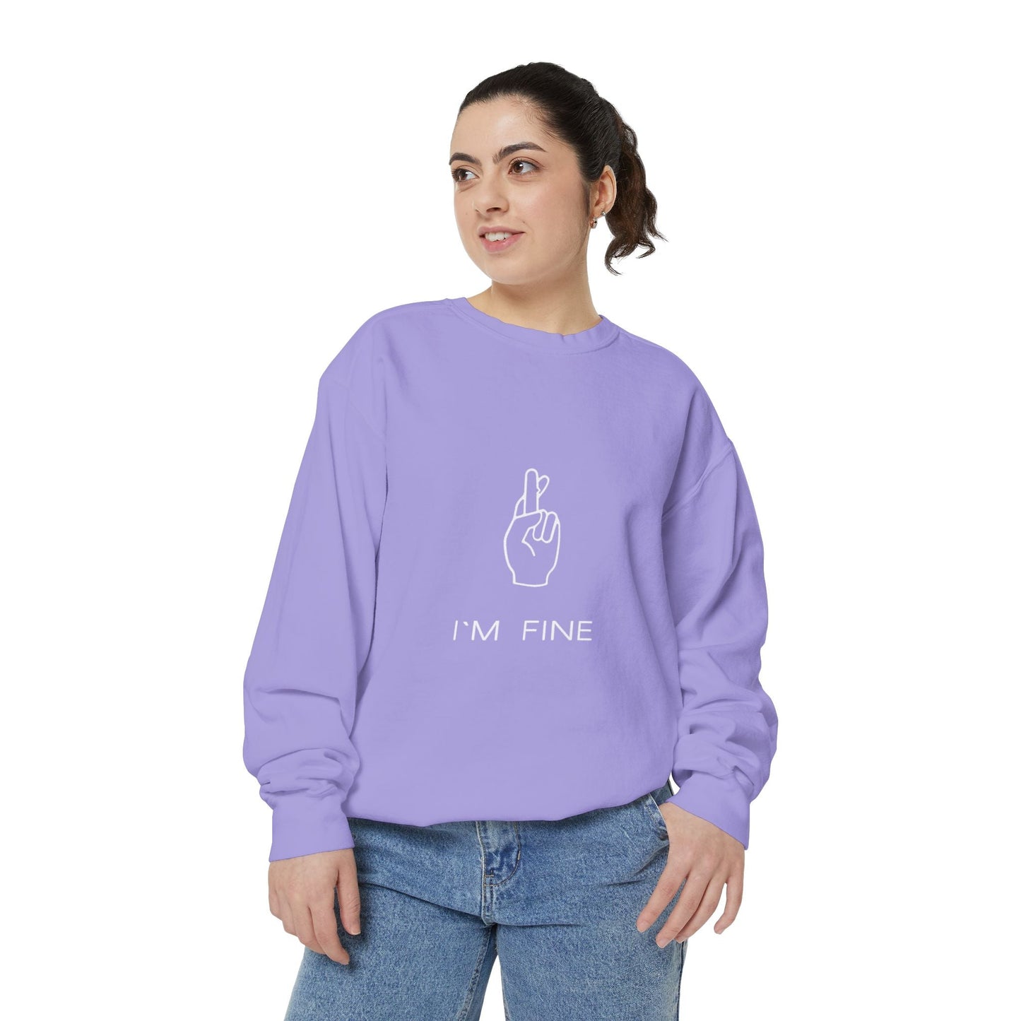 Progress, Not Perfection Unisex Garment - Dyed Sweatshirt - Metamorphosis Creations