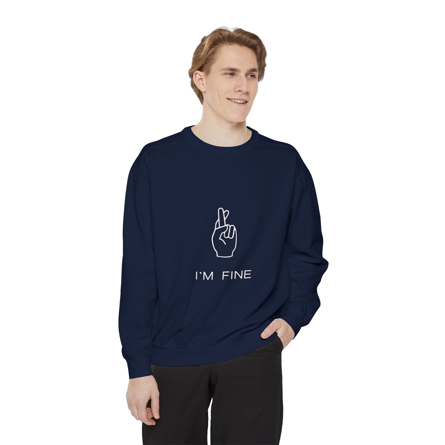Progress, Not Perfection Unisex Garment - Dyed Sweatshirt - Metamorphosis Creations