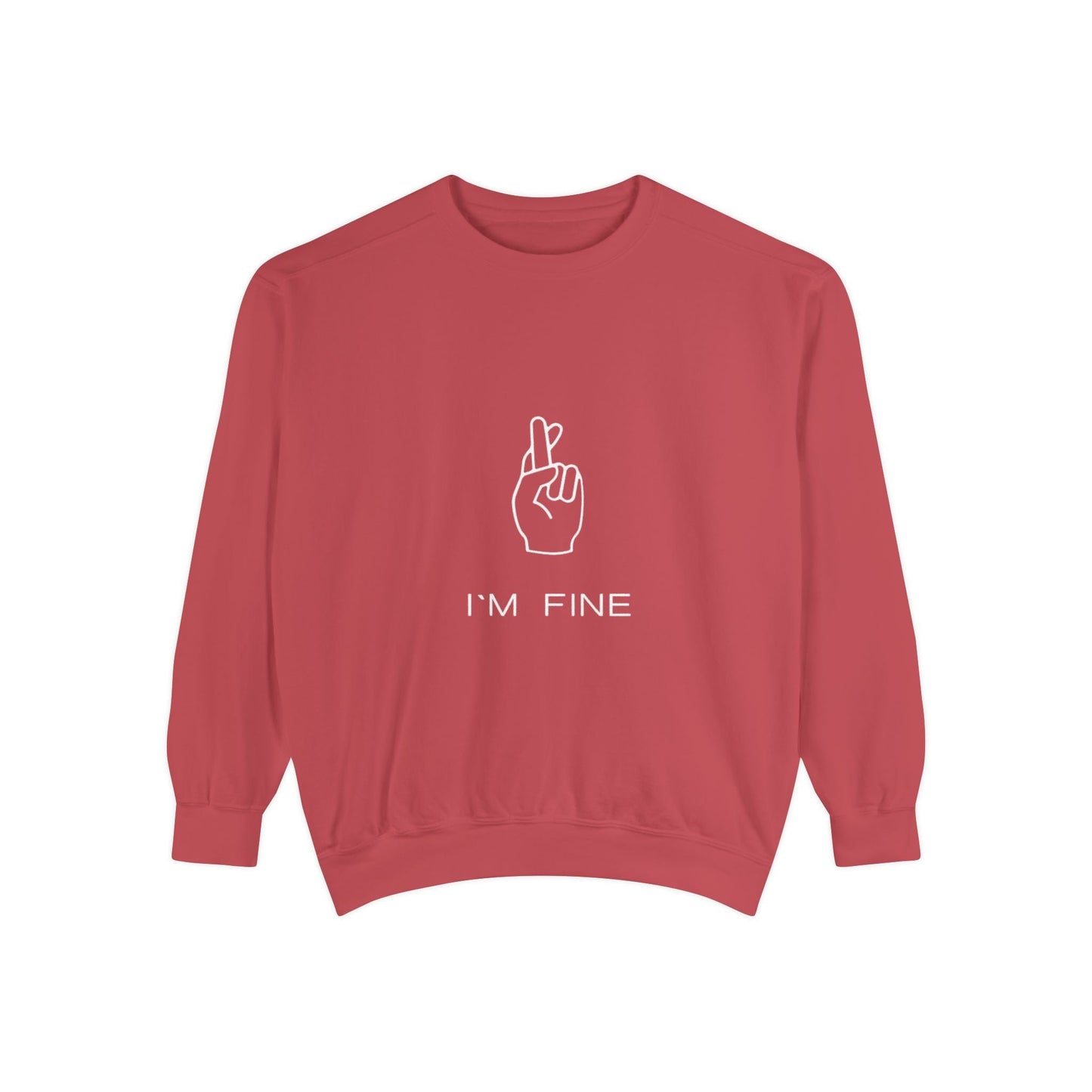 Progress, Not Perfection Unisex Garment - Dyed Sweatshirt - Metamorphosis Creations