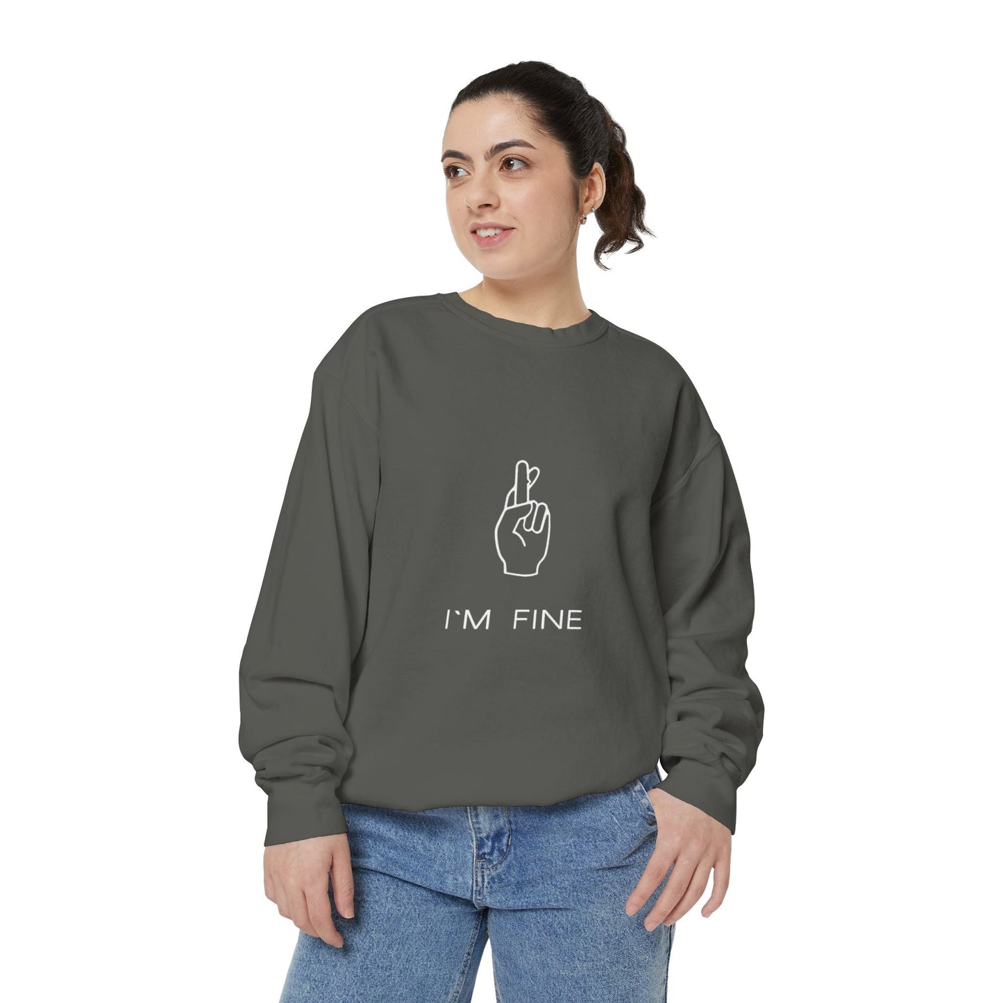 Progress, Not Perfection Unisex Garment - Dyed Sweatshirt - Metamorphosis Creations