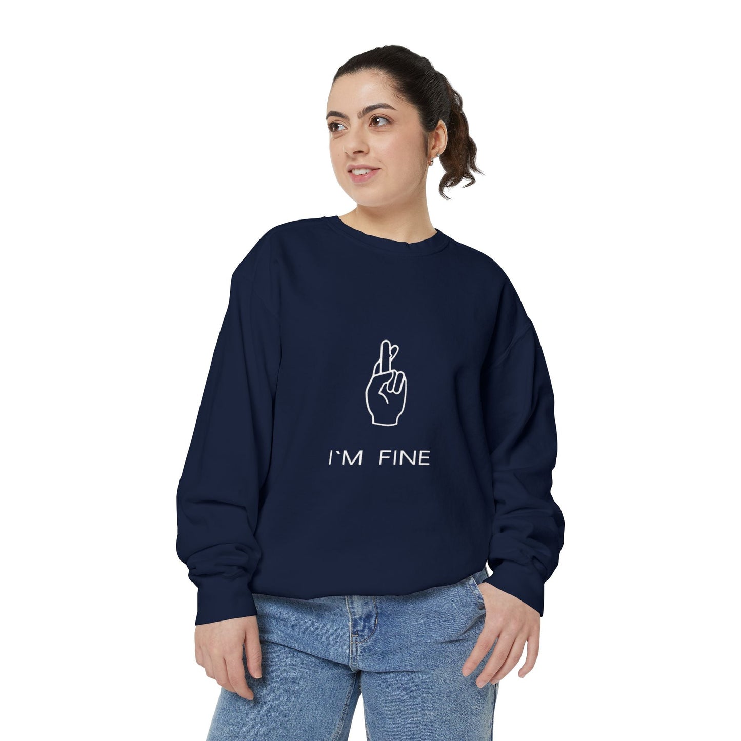 Progress, Not Perfection Unisex Garment - Dyed Sweatshirt - Metamorphosis Creations