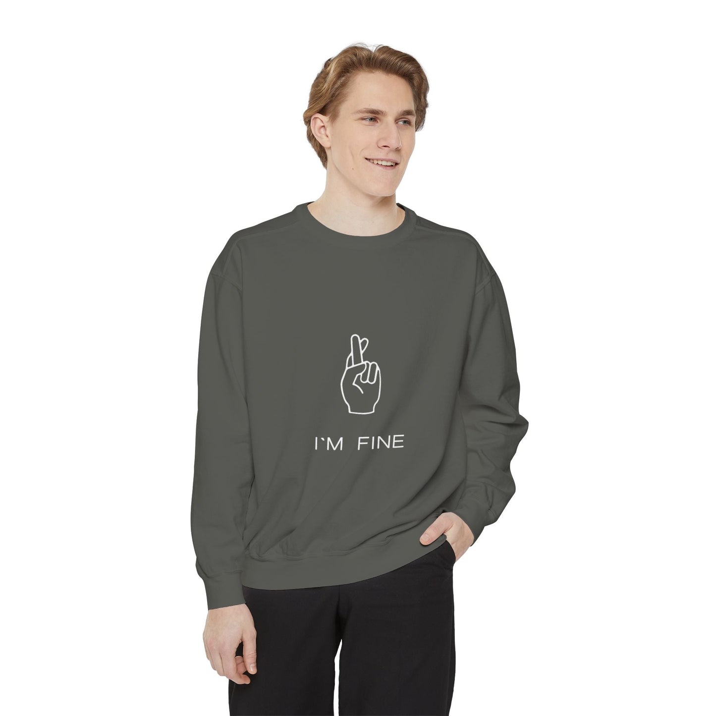 Progress, Not Perfection Unisex Garment - Dyed Sweatshirt - Metamorphosis Creations