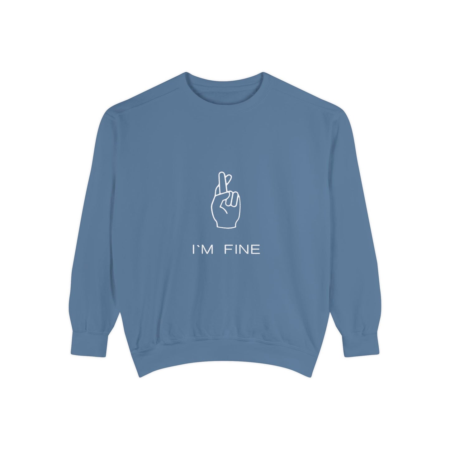 Progress, Not Perfection Unisex Garment - Dyed Sweatshirt - Metamorphosis Creations