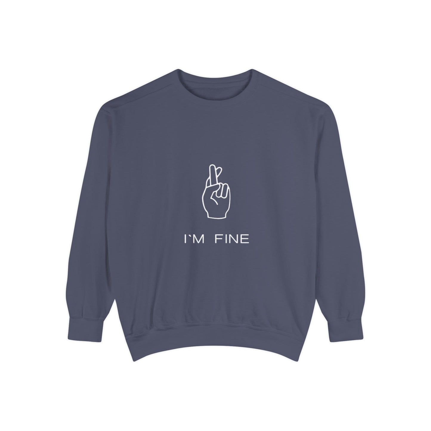 Progress, Not Perfection Unisex Garment - Dyed Sweatshirt - Metamorphosis Creations