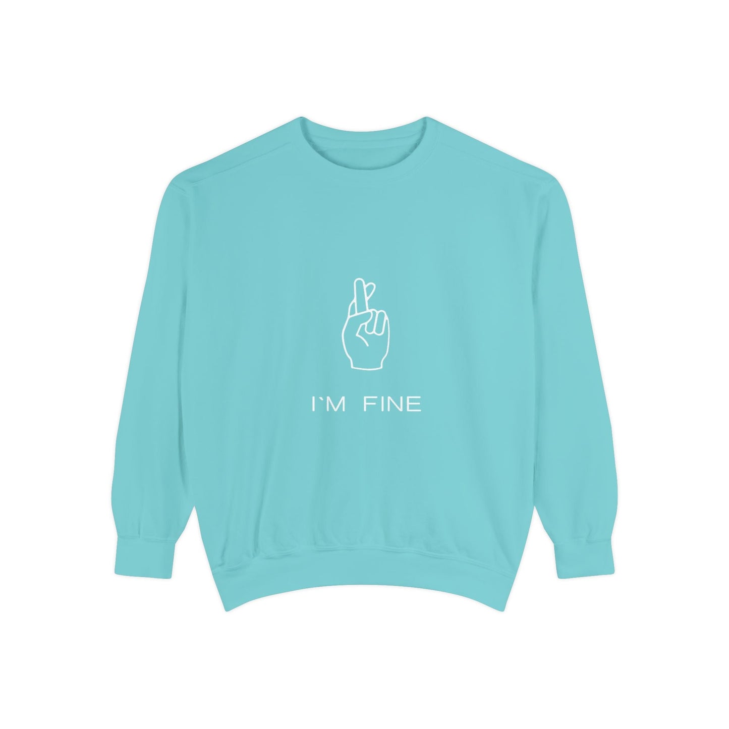 Progress, Not Perfection Unisex Garment - Dyed Sweatshirt - Metamorphosis Creations