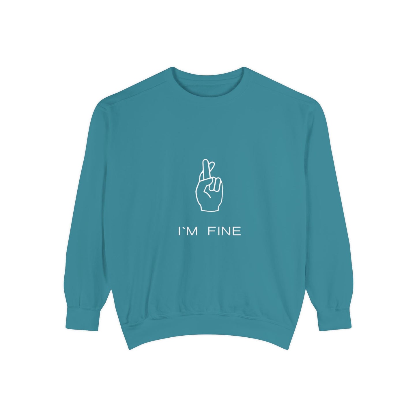 Progress, Not Perfection Unisex Garment - Dyed Sweatshirt - Metamorphosis Creations