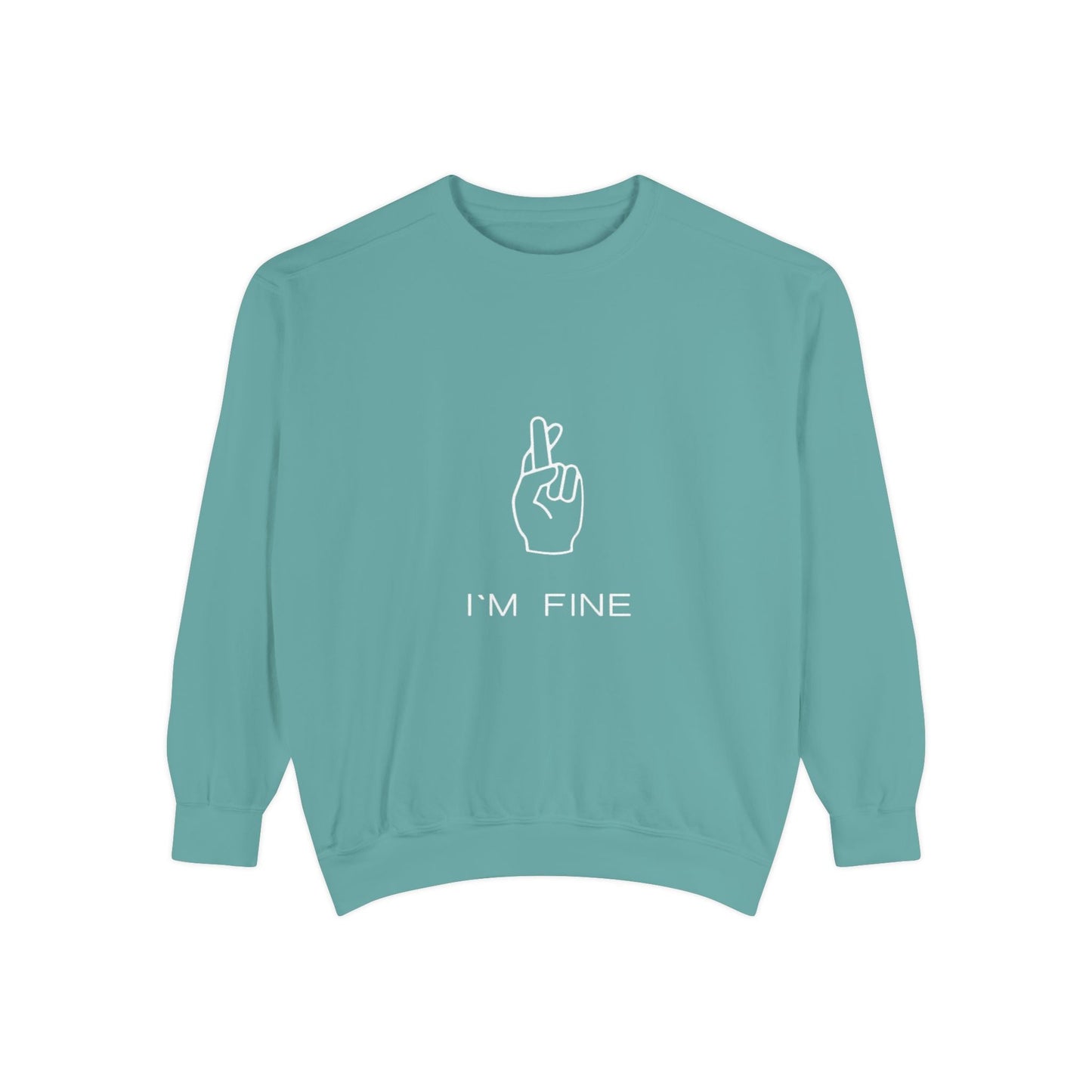 Progress, Not Perfection Unisex Garment - Dyed Sweatshirt - Metamorphosis Creations