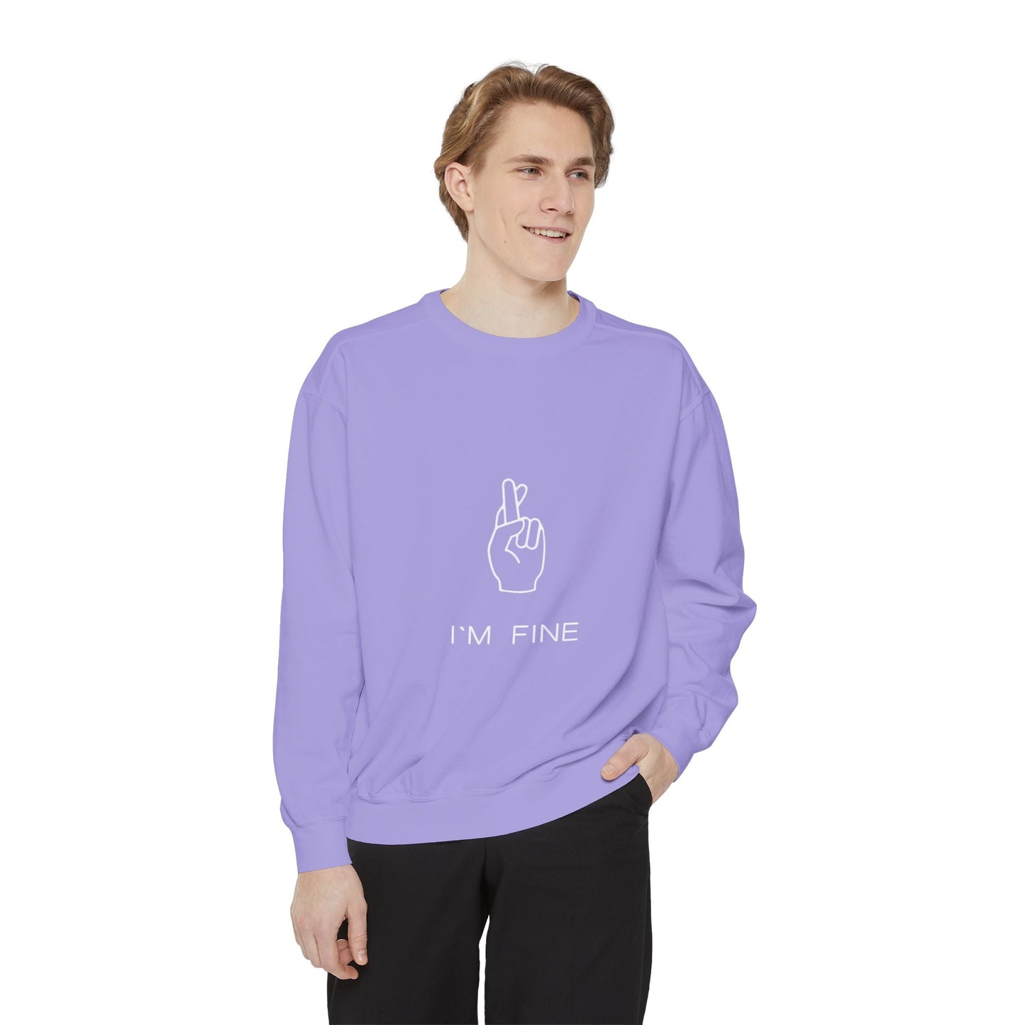 Progress, Not Perfection Unisex Garment - Dyed Sweatshirt - Metamorphosis Creations
