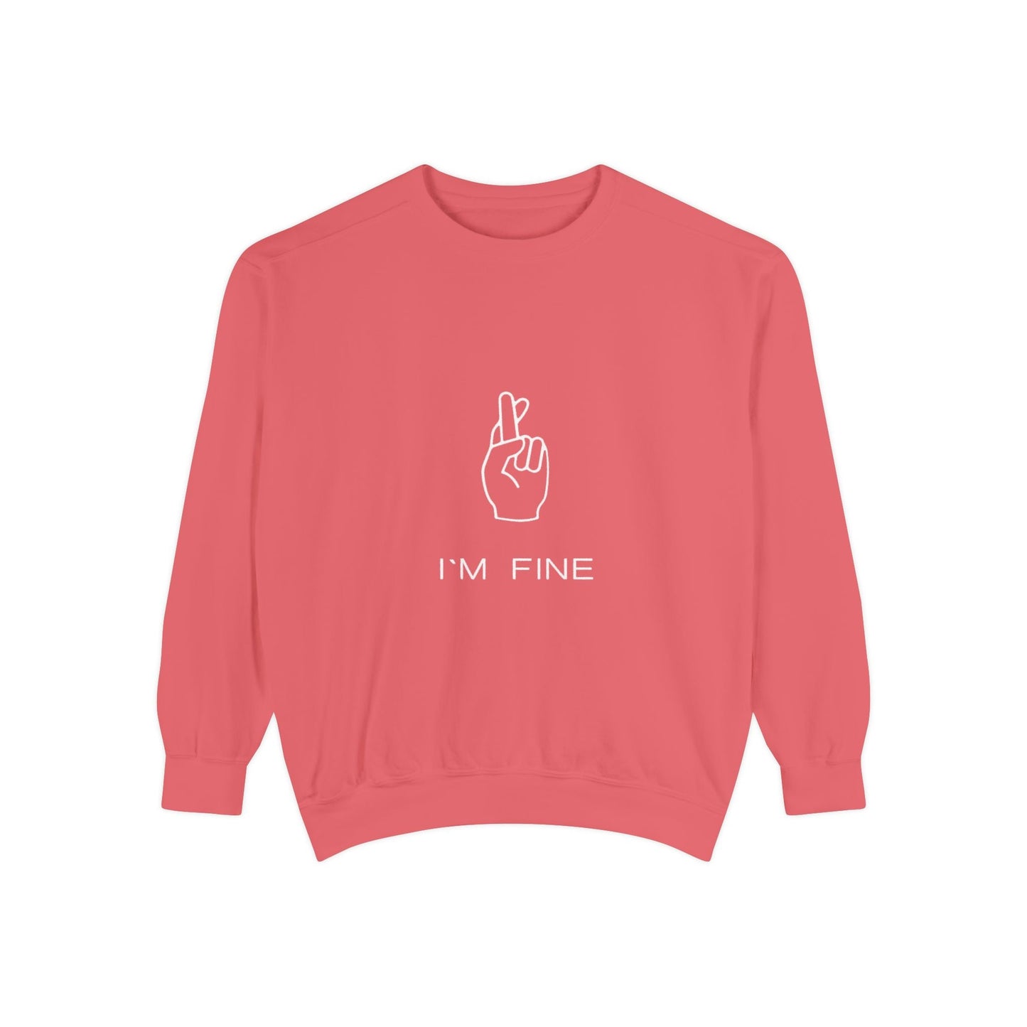 Progress, Not Perfection Unisex Garment - Dyed Sweatshirt - Metamorphosis Creations