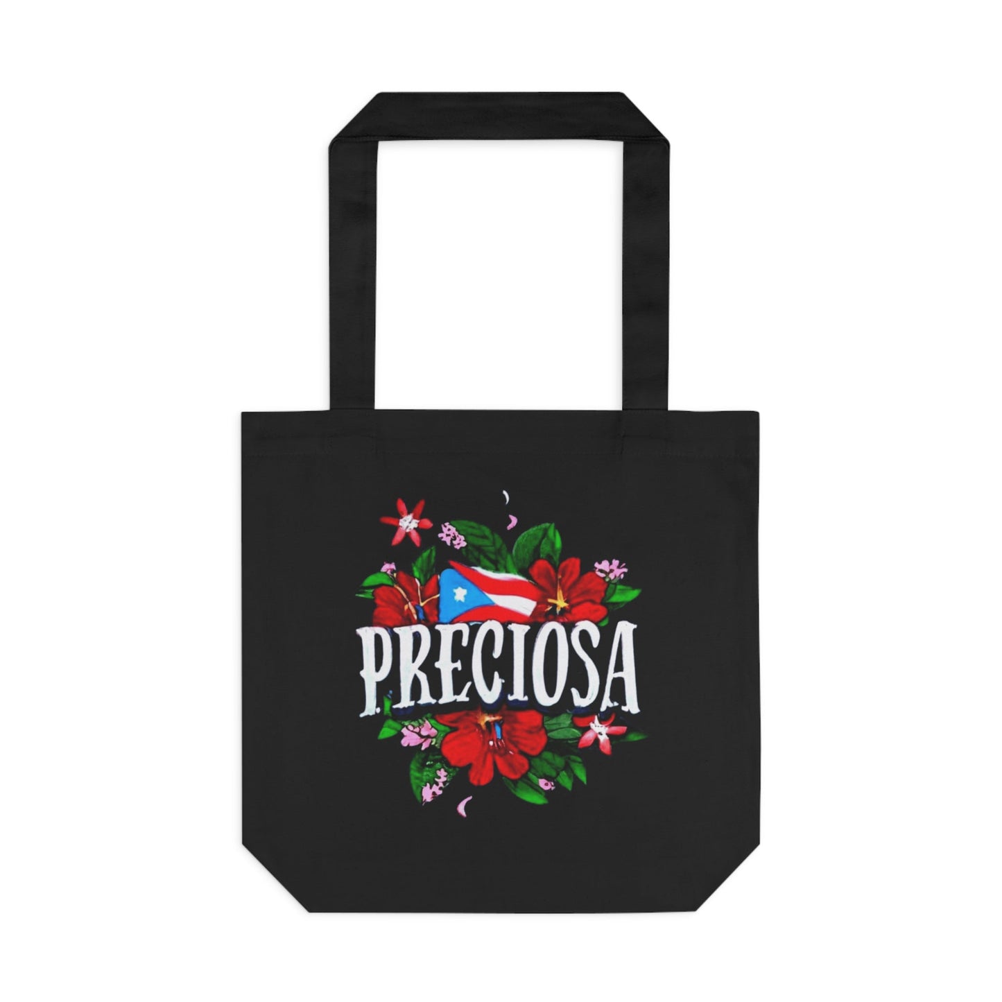 Proud Puerto Rican Cotton Tote Bag | Eco - Friendly Shopping Bag, Festival Accessory, Gifts for Her, Beach Bag, Summer Essentials - Metamorphosis Creations