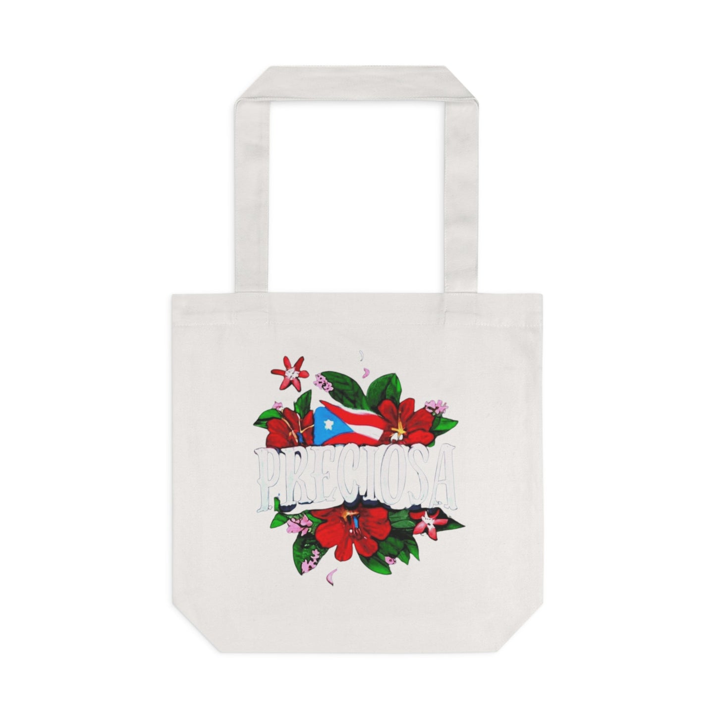 Proud Puerto Rican Cotton Tote Bag | Eco - Friendly Shopping Bag, Festival Accessory, Gifts for Her, Beach Bag, Summer Essentials - Metamorphosis Creations