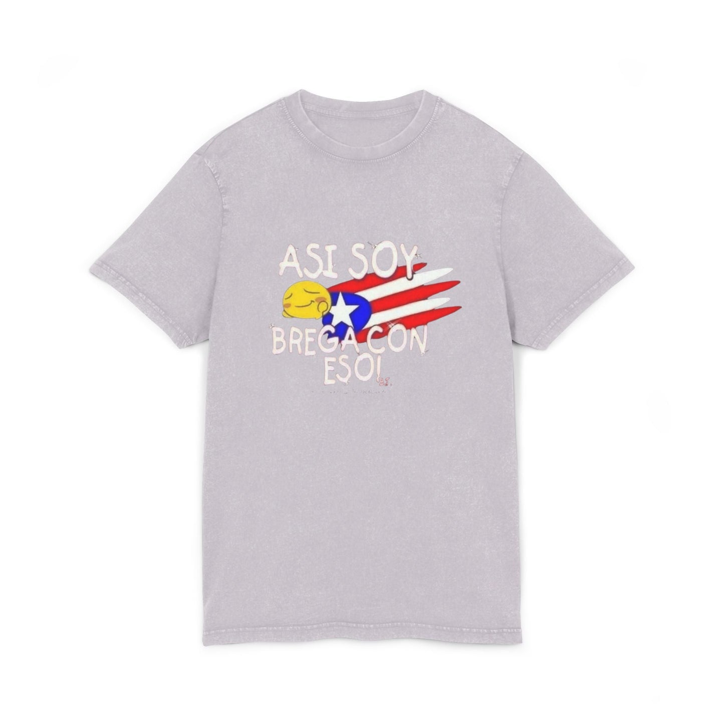 Proudly Puerto Rican Acid Washed Tee - Casual Wear, Gift for All Occasions, Summer Essential, Festival Vibes, Youthful Style - Metamorphosis Creations