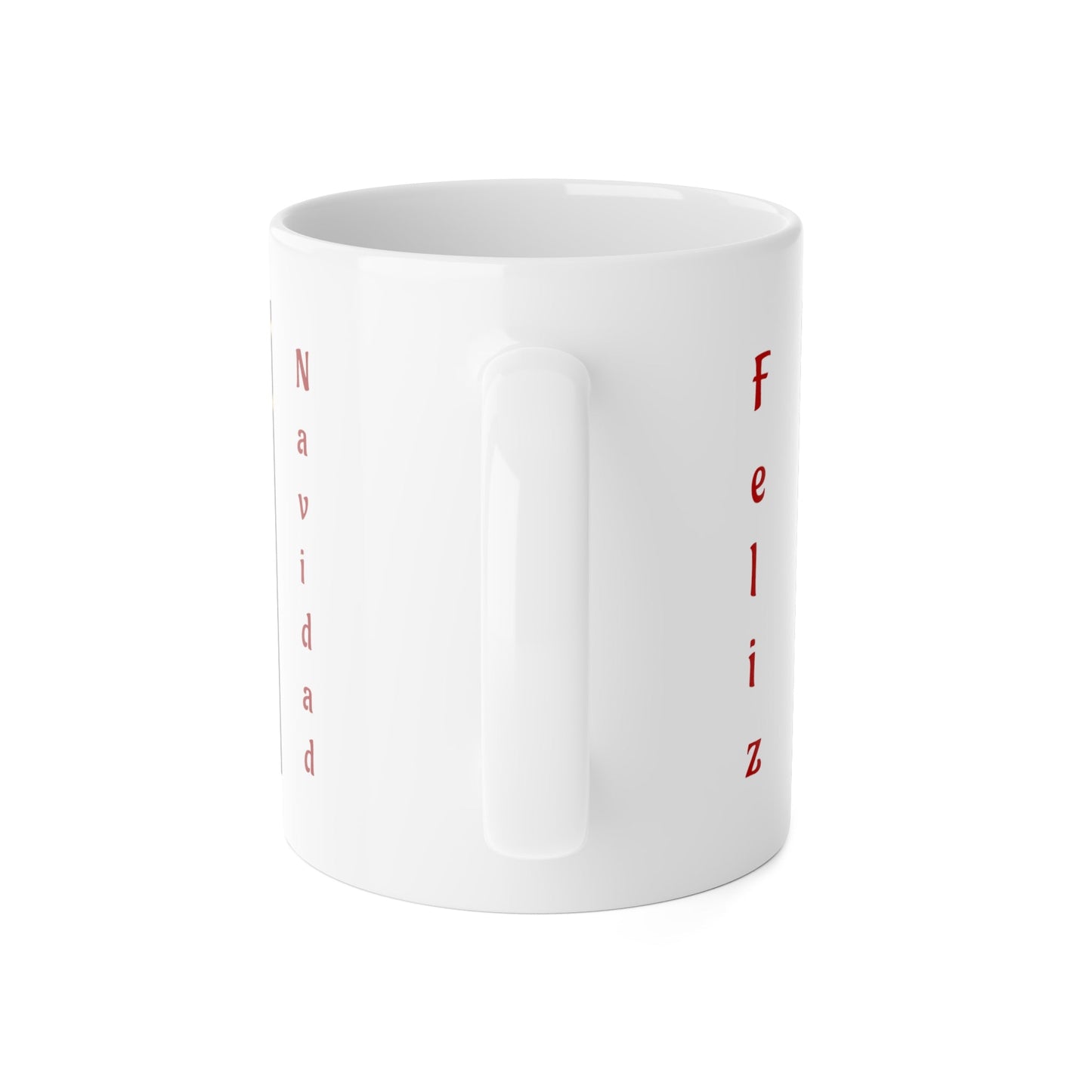 Puerto Rican Christmas Festive Holiday Mug for Coffee Lovers, Cute Gift for Christmas, Winter Wonderland Decor, 'Feliz' Design, Cozy Beverage Companion - Metamorphosis Creations