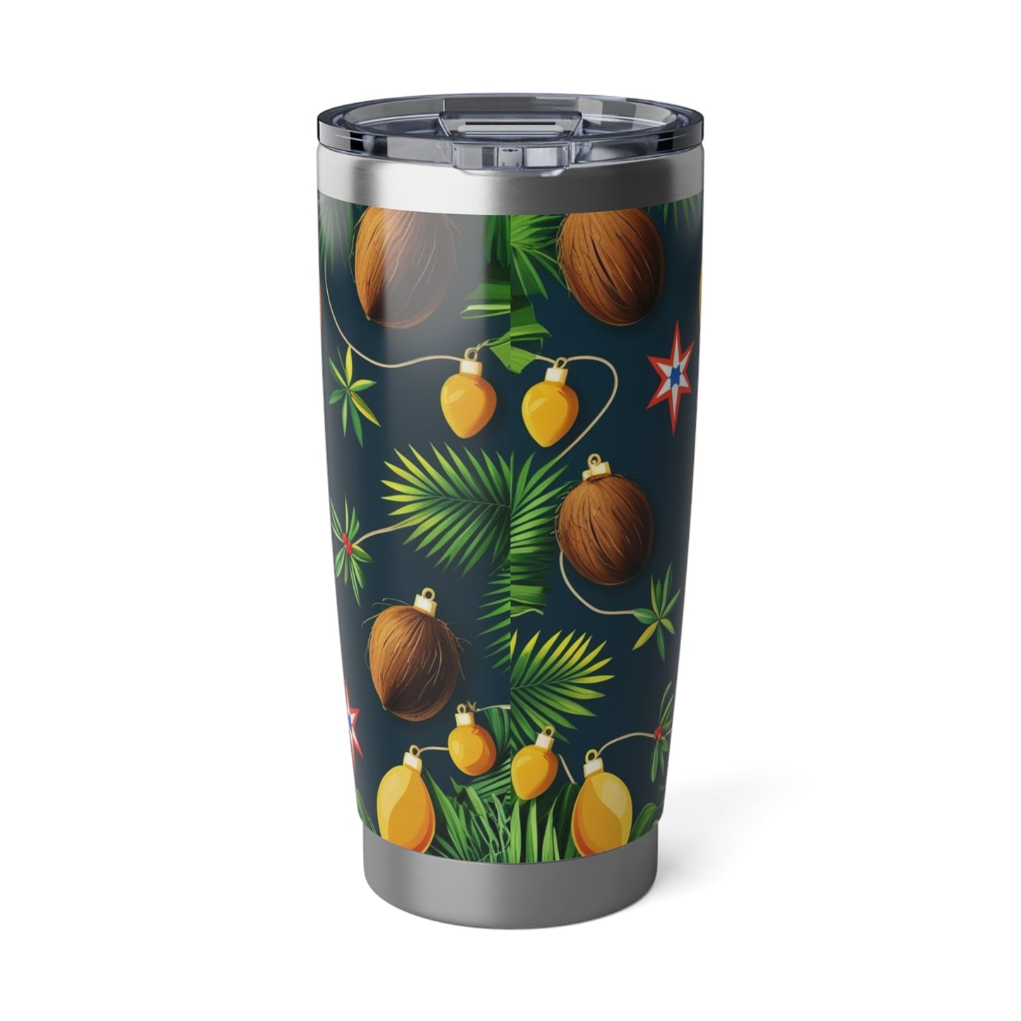 Puerto Rican Christmas Tropical Vibes Tumbler - Metamorphosis Creations