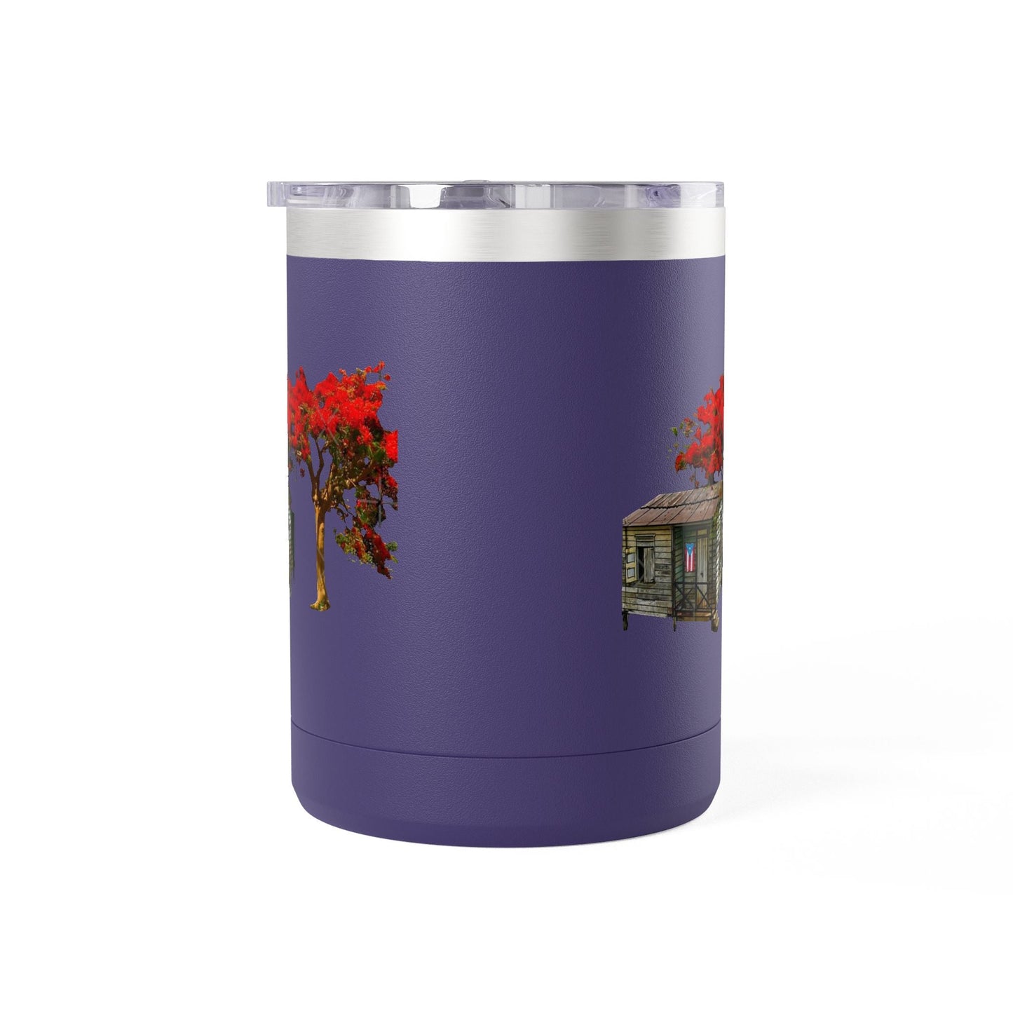 Puerto Rican Christmas Vibrant Floral Coffee Mug Tumbler, 15oz - Perfect for Cozy Mornings, Gifts for Garden Lovers, Unique Drinkware for Home - Metamorphosis Creations