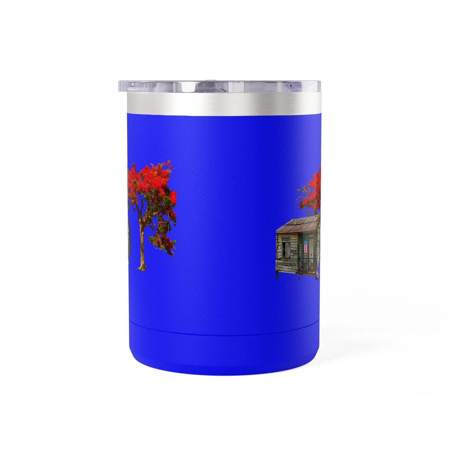 Puerto Rican Christmas Vibrant Floral Coffee Mug Tumbler, 15oz - Perfect for Cozy Mornings, Gifts for Garden Lovers, Unique Drinkware for Home - Metamorphosis Creations