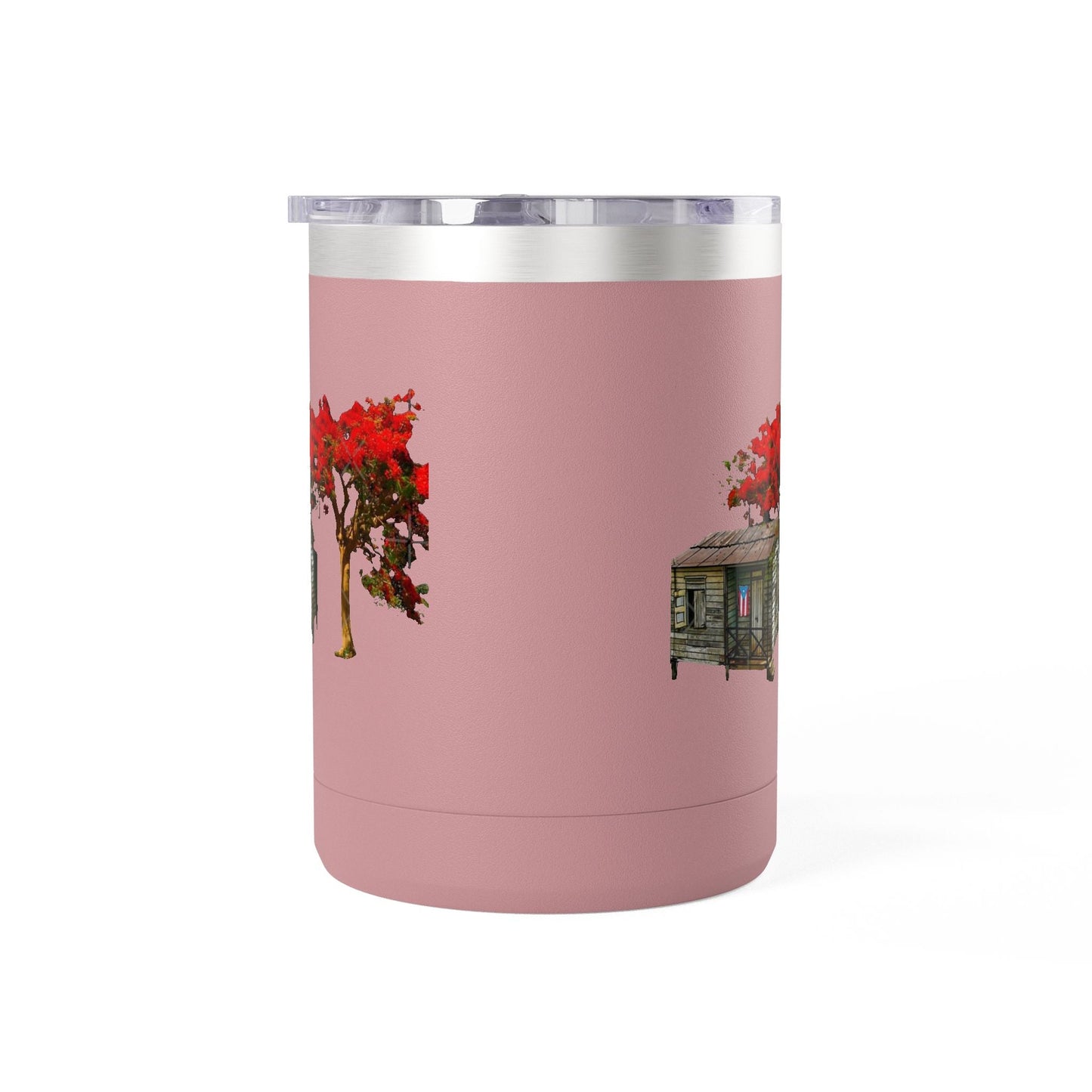 Puerto Rican Christmas Vibrant Floral Coffee Mug Tumbler, 15oz - Perfect for Cozy Mornings, Gifts for Garden Lovers, Unique Drinkware for Home - Metamorphosis Creations