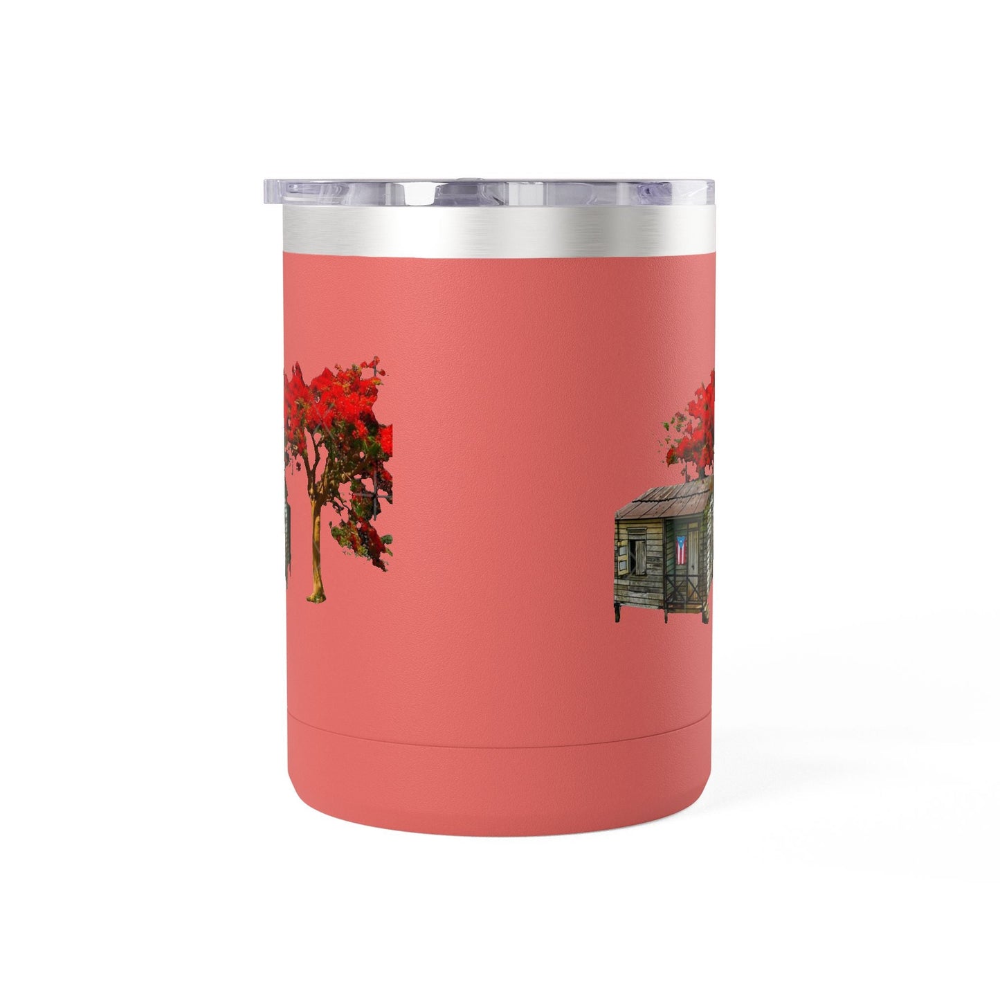 Puerto Rican Christmas Vibrant Floral Coffee Mug Tumbler, 15oz - Perfect for Cozy Mornings, Gifts for Garden Lovers, Unique Drinkware for Home - Metamorphosis Creations