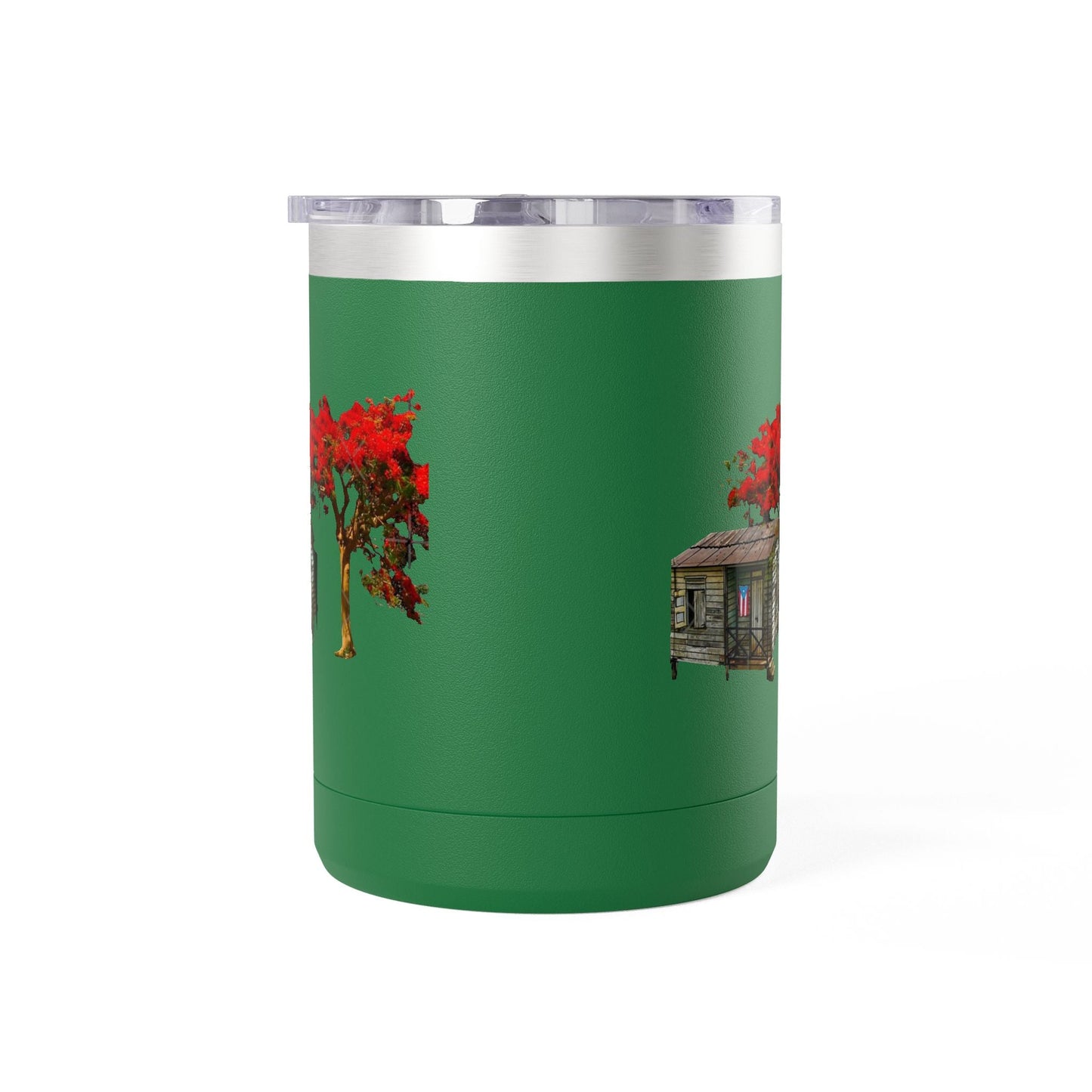 Puerto Rican Christmas Vibrant Floral Coffee Mug Tumbler, 15oz - Perfect for Cozy Mornings, Gifts for Garden Lovers, Unique Drinkware for Home - Metamorphosis Creations