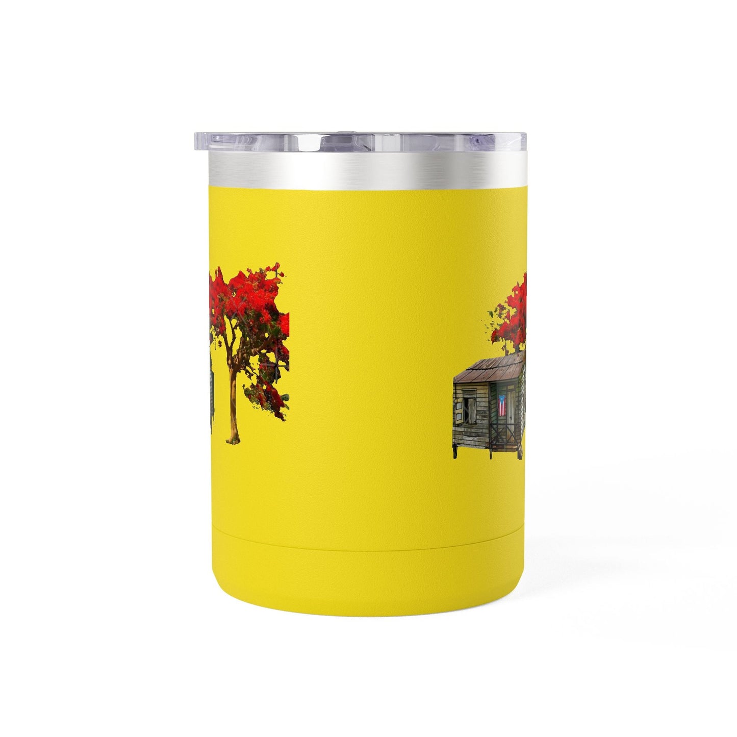 Puerto Rican Christmas Vibrant Floral Coffee Mug Tumbler, 15oz - Perfect for Cozy Mornings, Gifts for Garden Lovers, Unique Drinkware for Home - Metamorphosis Creations